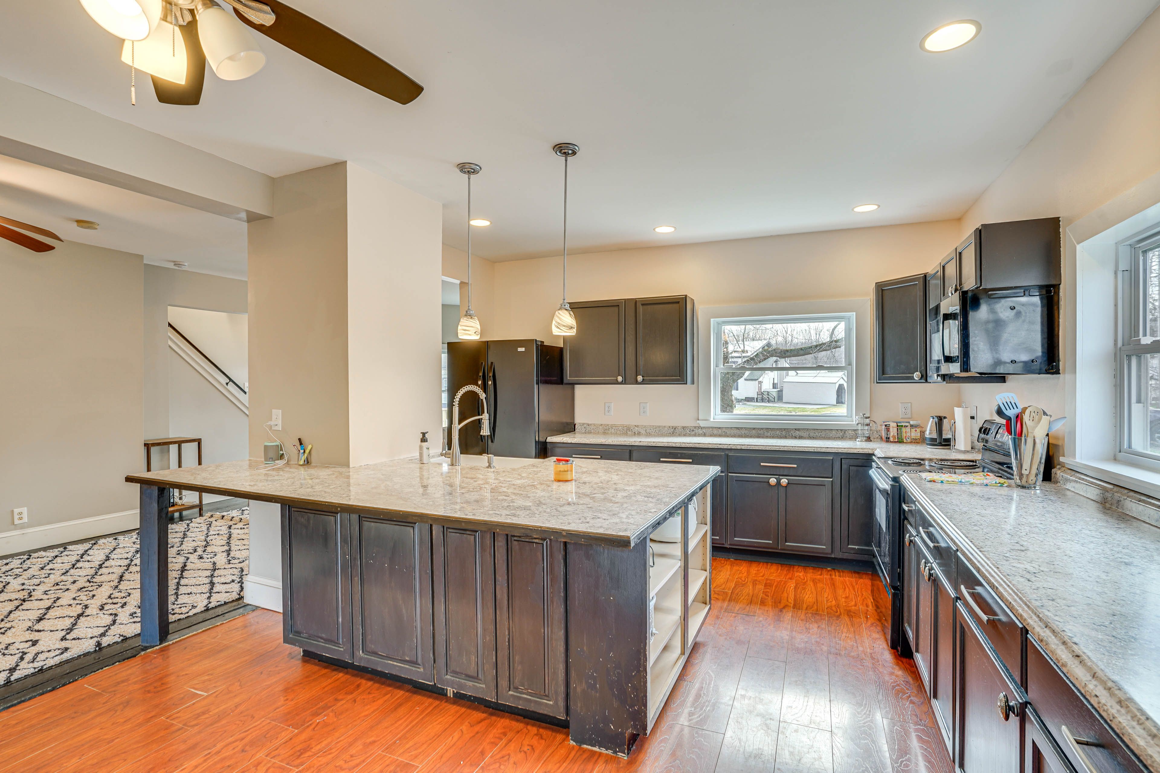 Kitchen | Heated Floors | Free WiFi | 2-Story Home