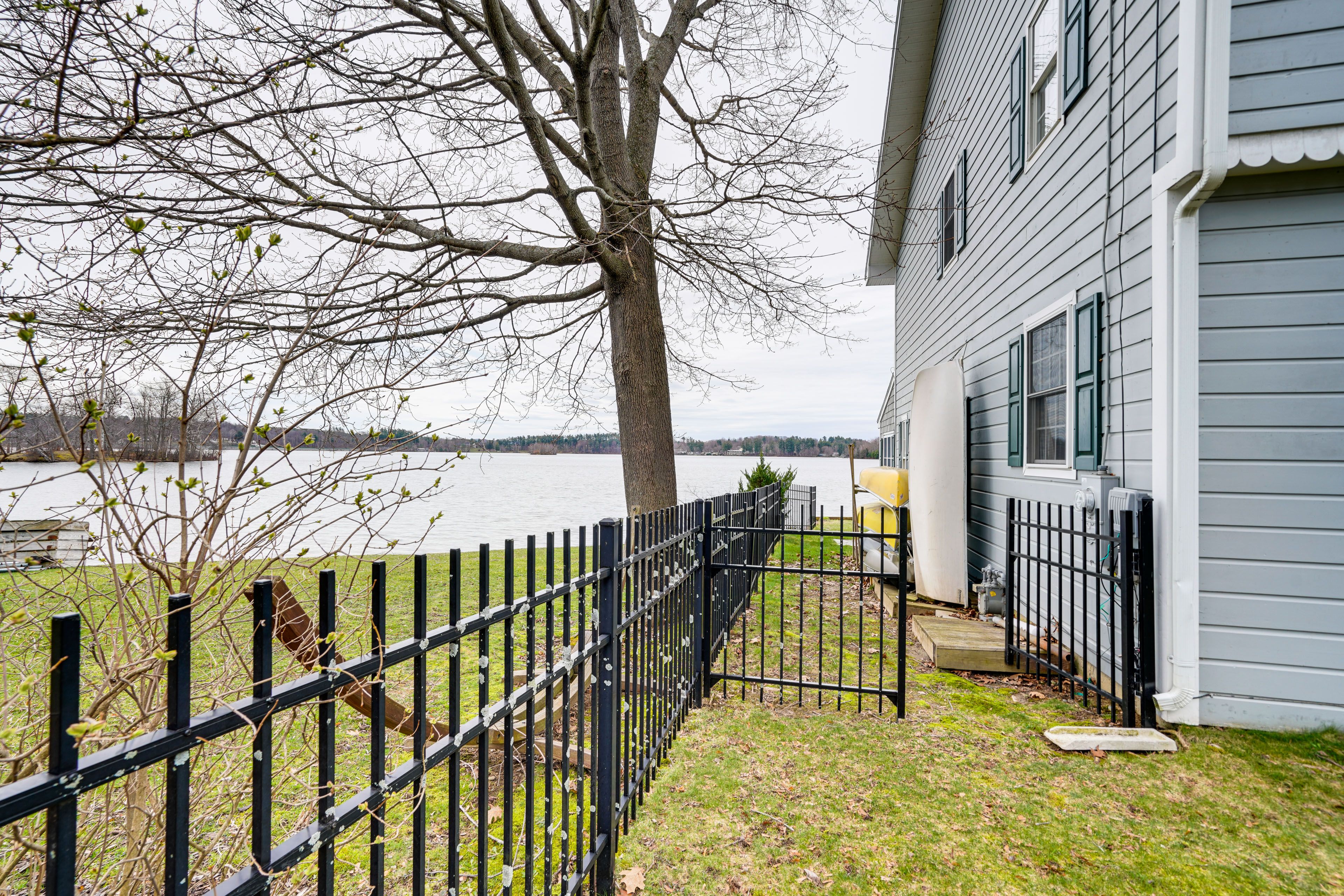 Fenced Property Entrance
