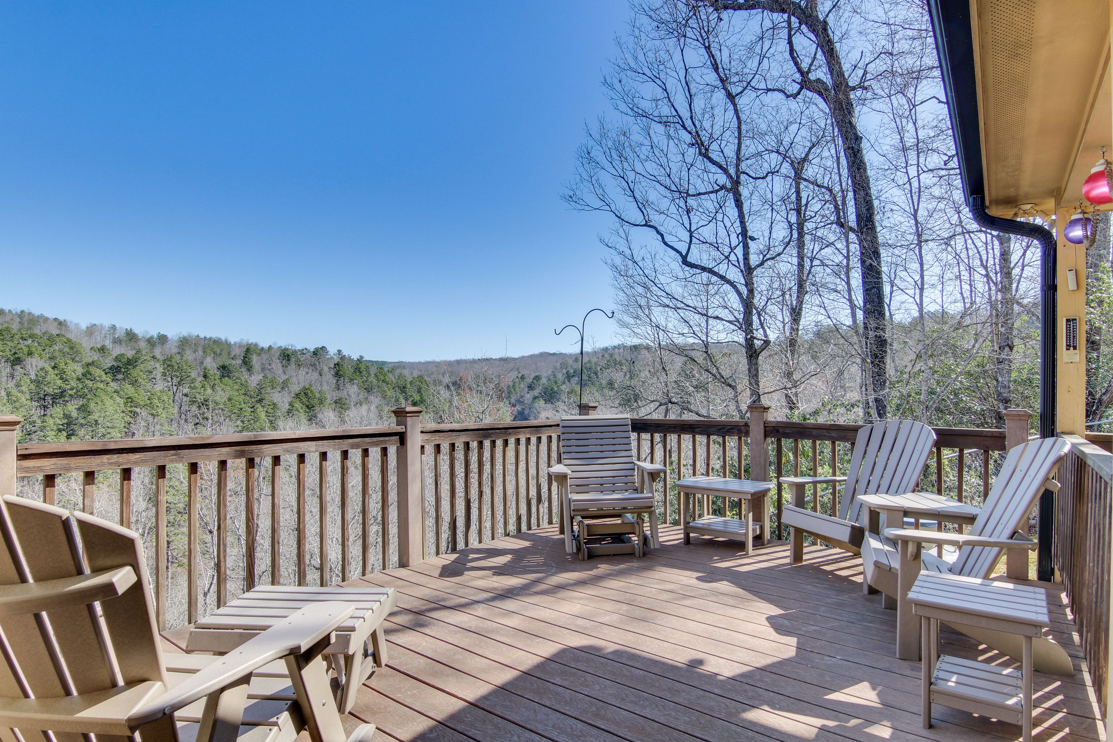 House Exterior | Furnished Deck | Mountain Views