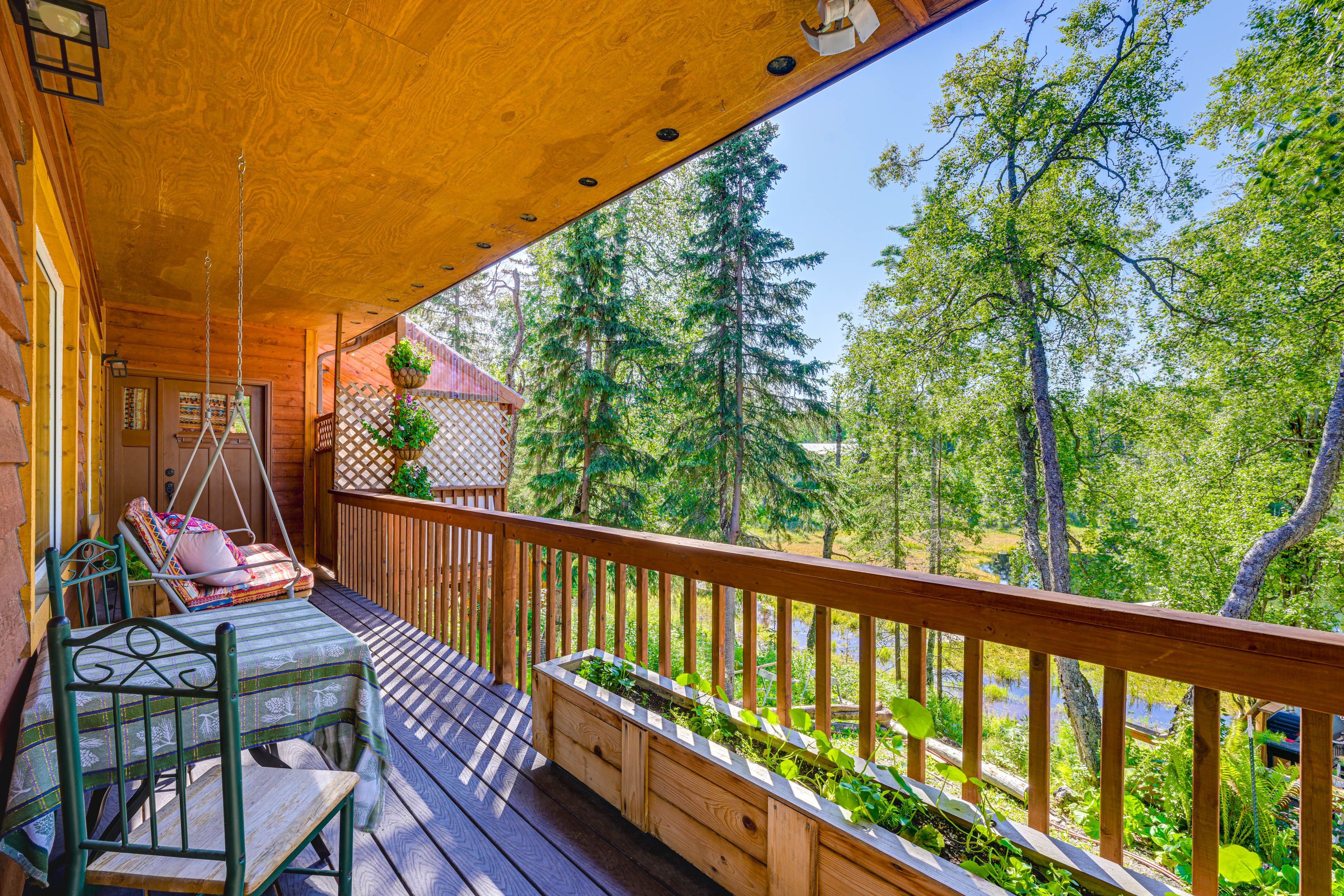 Private Deck | Gas Grill (Propane Provided) | Porch Swing