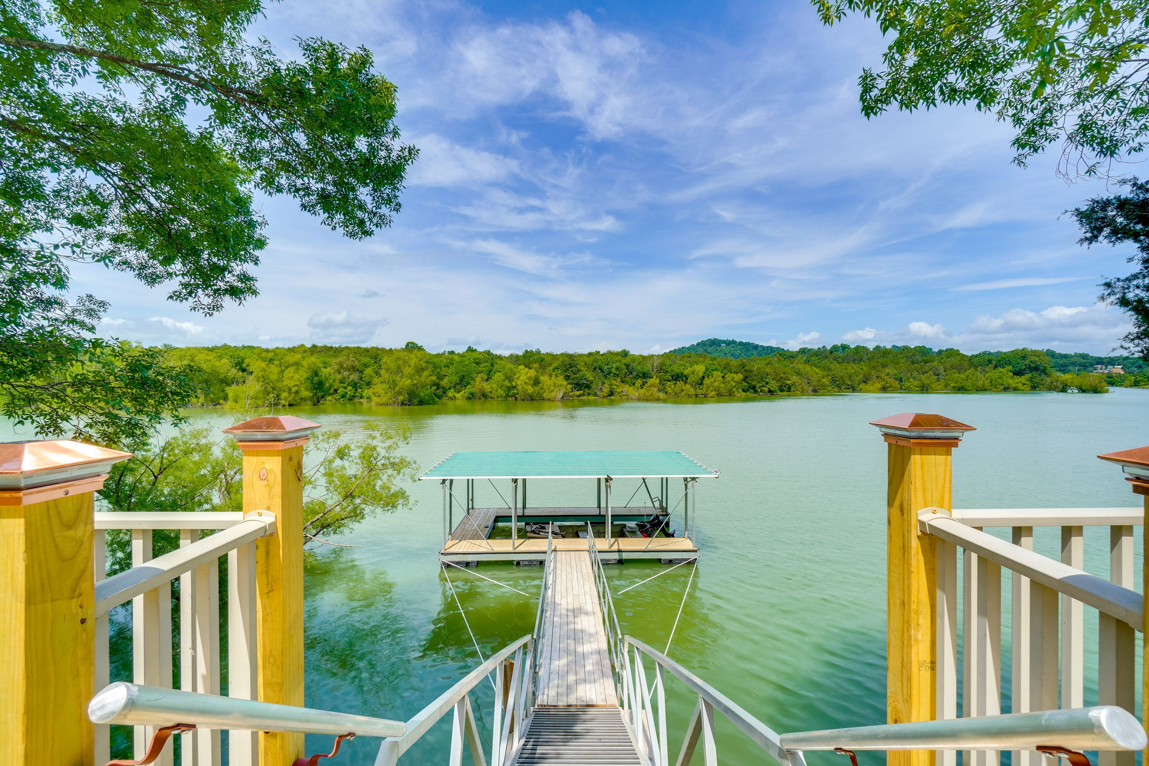 Covered Boat Dock