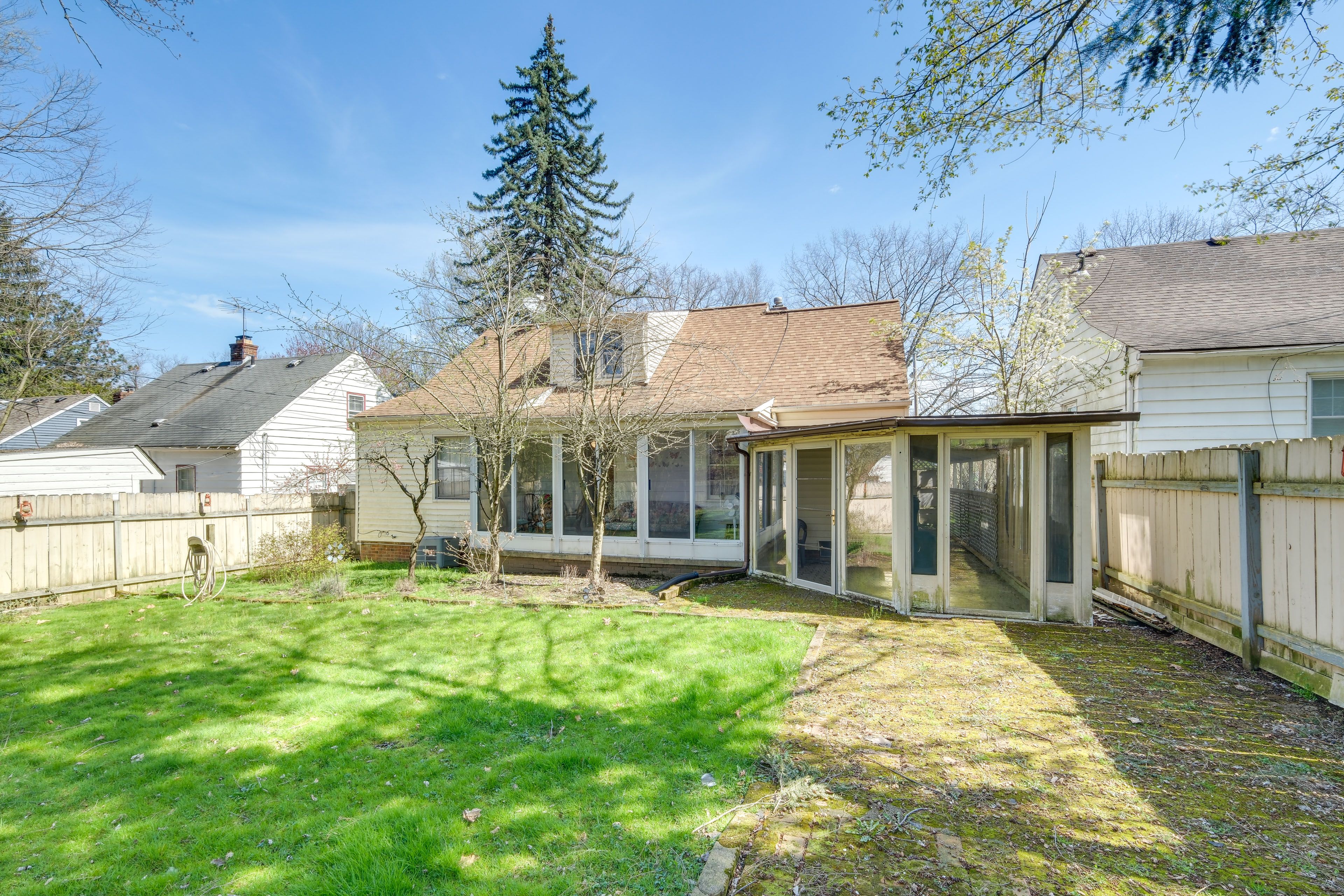 House Exterior | Fenced Backyard