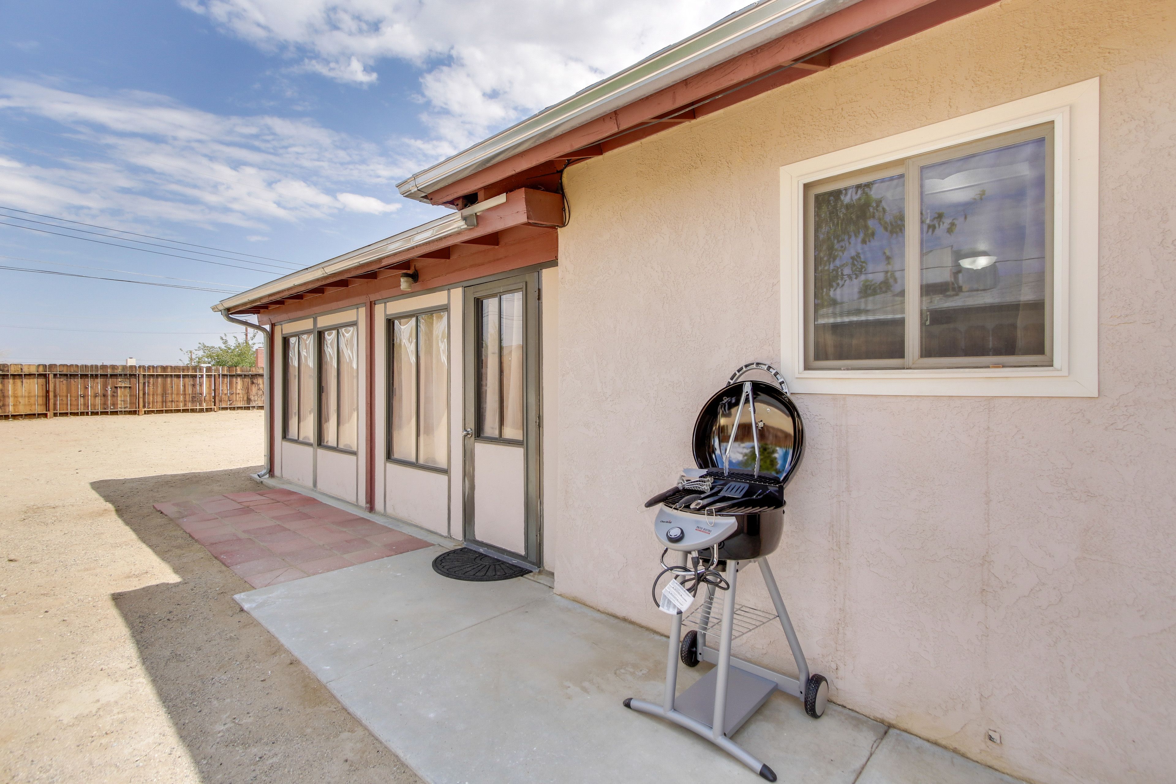 Fenced-In Backyard | Electric Grill