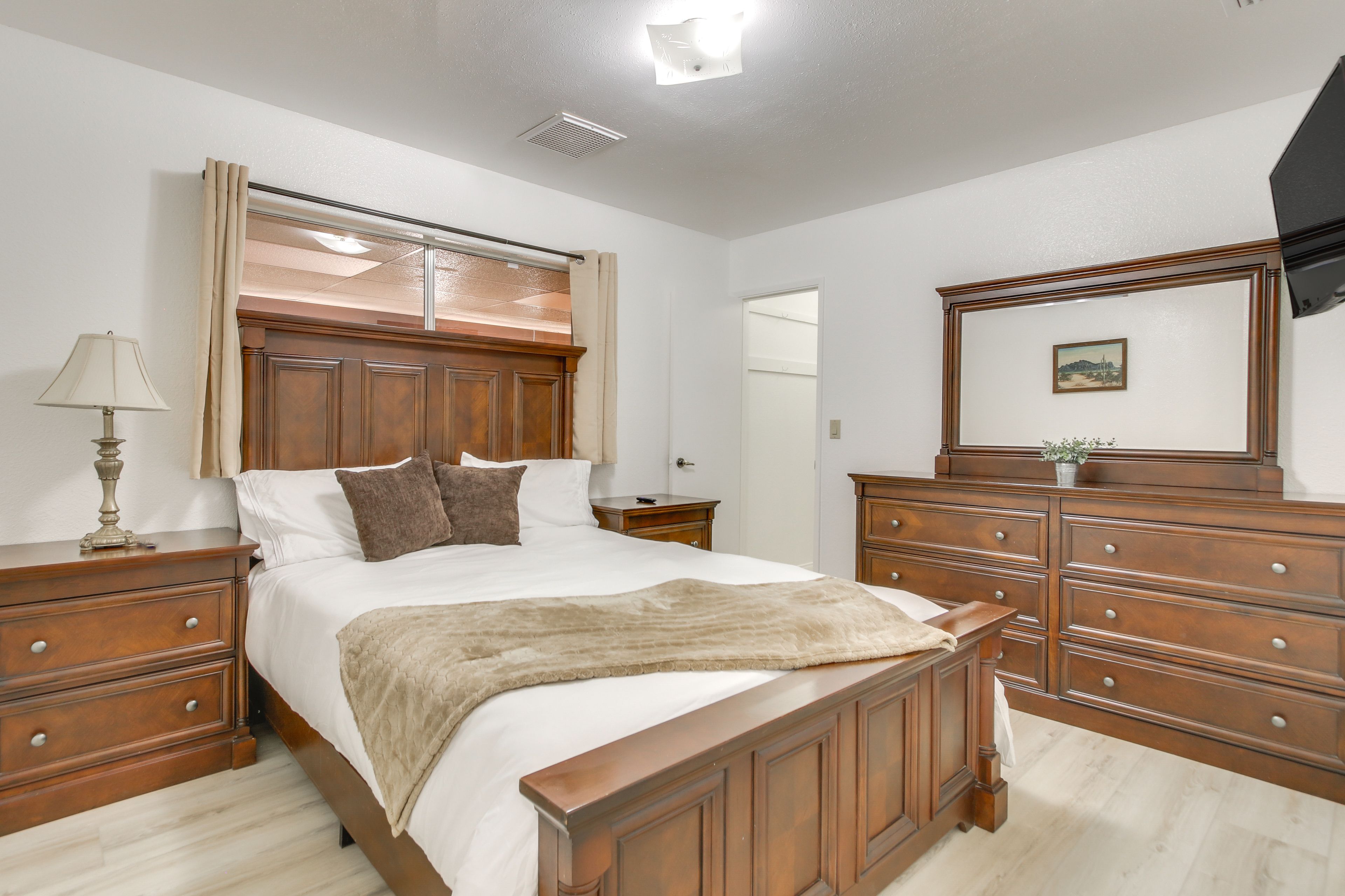 Bedroom 2 | Queen Bed | Linens Provided | Smart TV