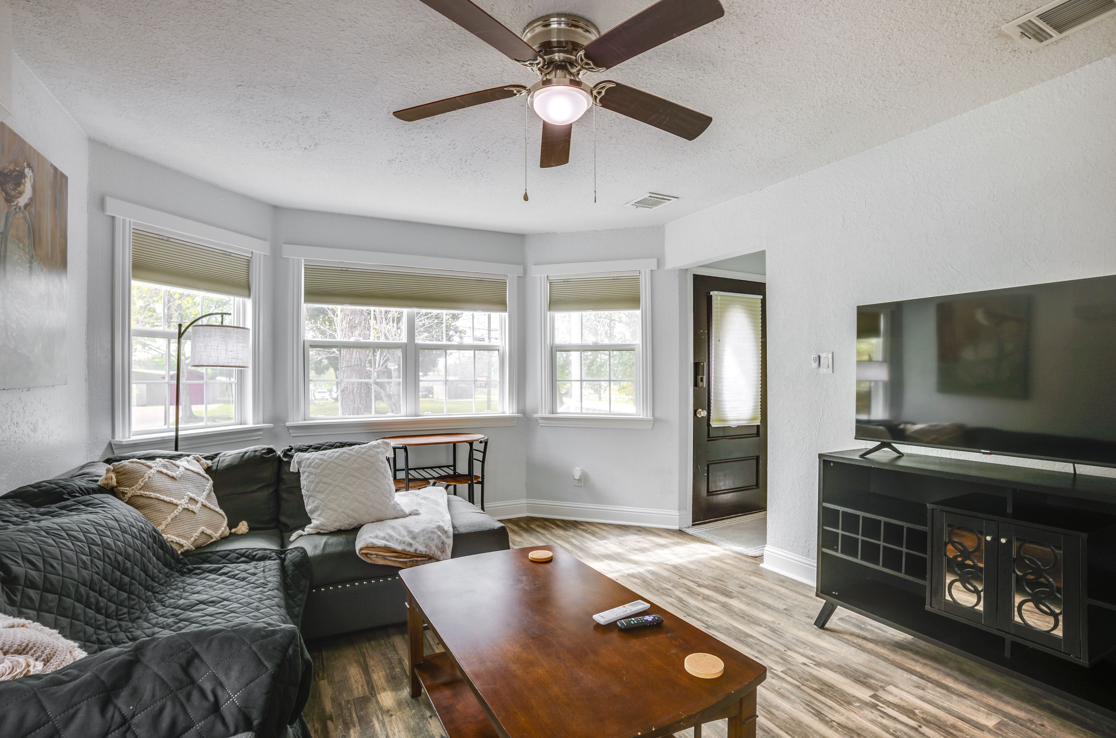 Studio | Living Room | Central A/C + Heating