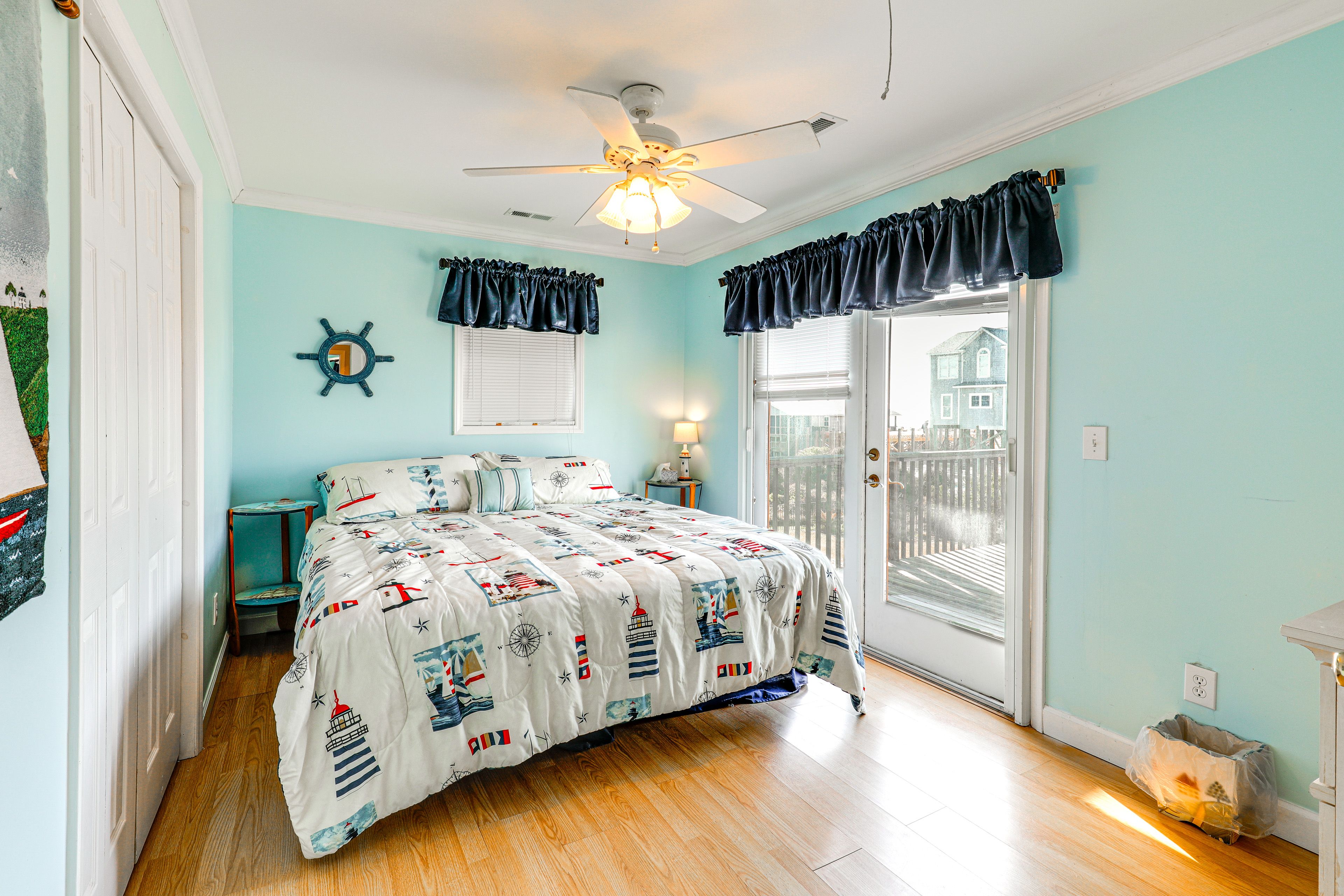 Bedroom 2 | Queen Bed | Main Level | Ceiling Fans