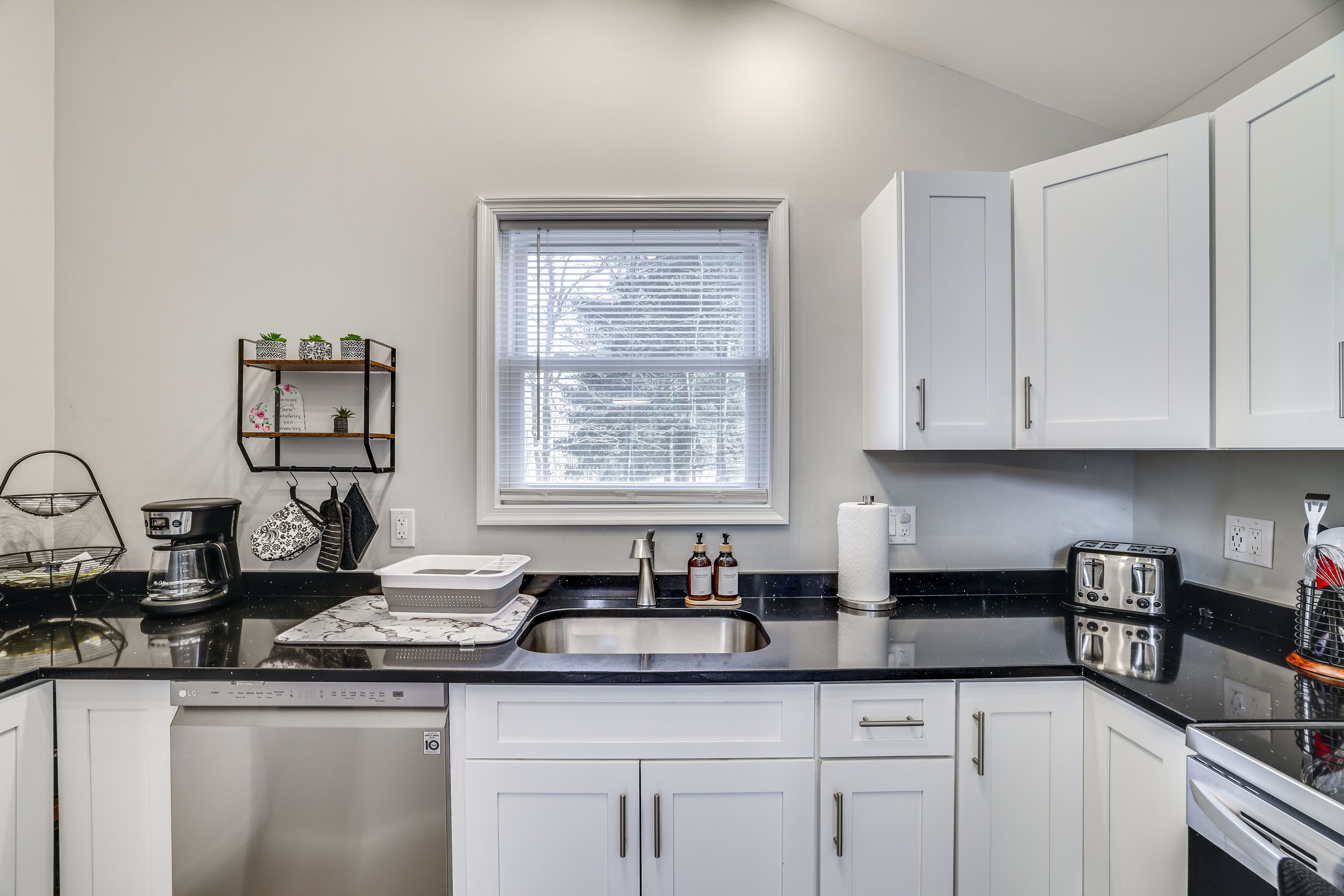Kitchen | Main Level | Drip Coffee Maker | Blender | Cooking Basics