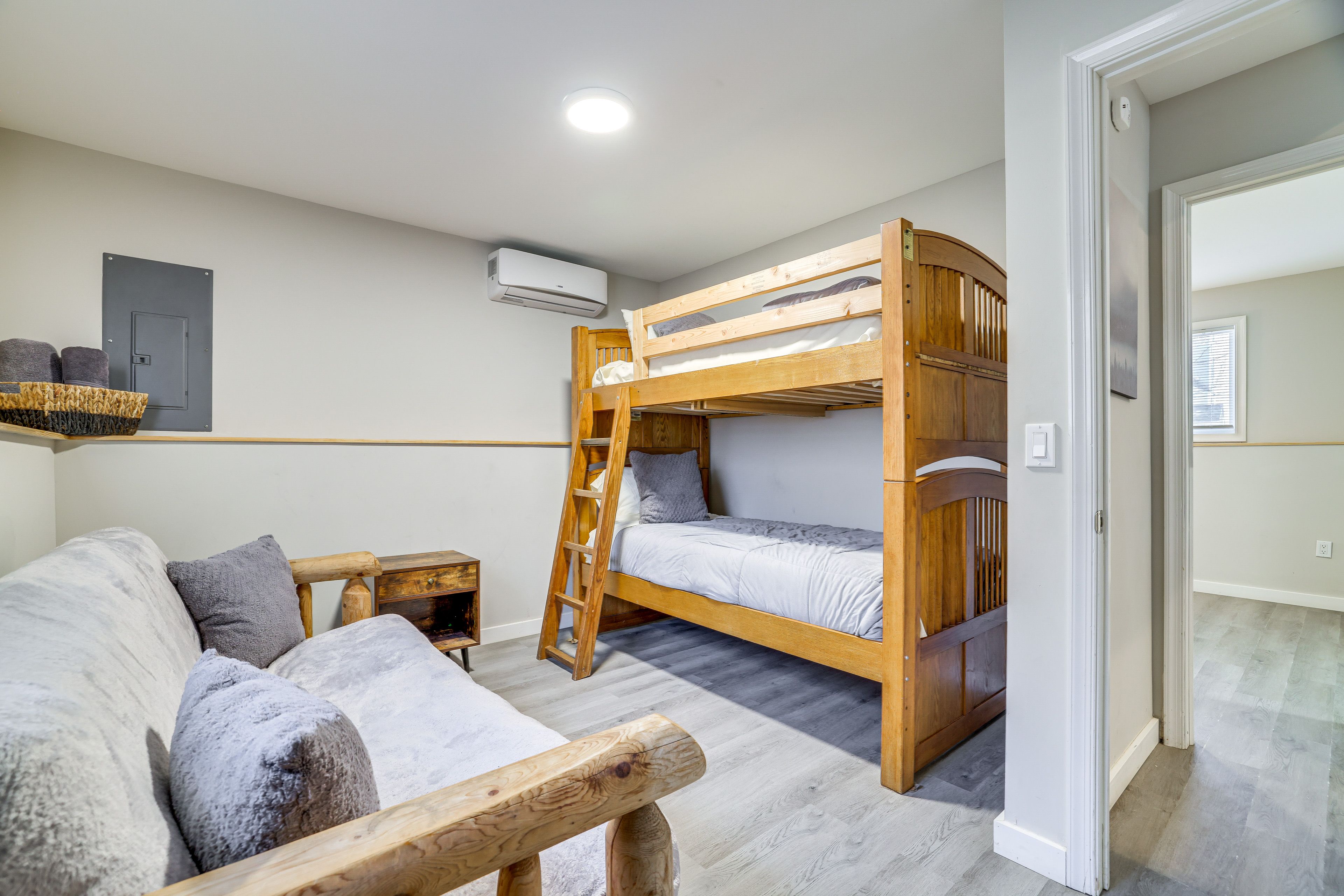 Bedroom 3 | Lower Level | Twin Bunk Bed | Futon