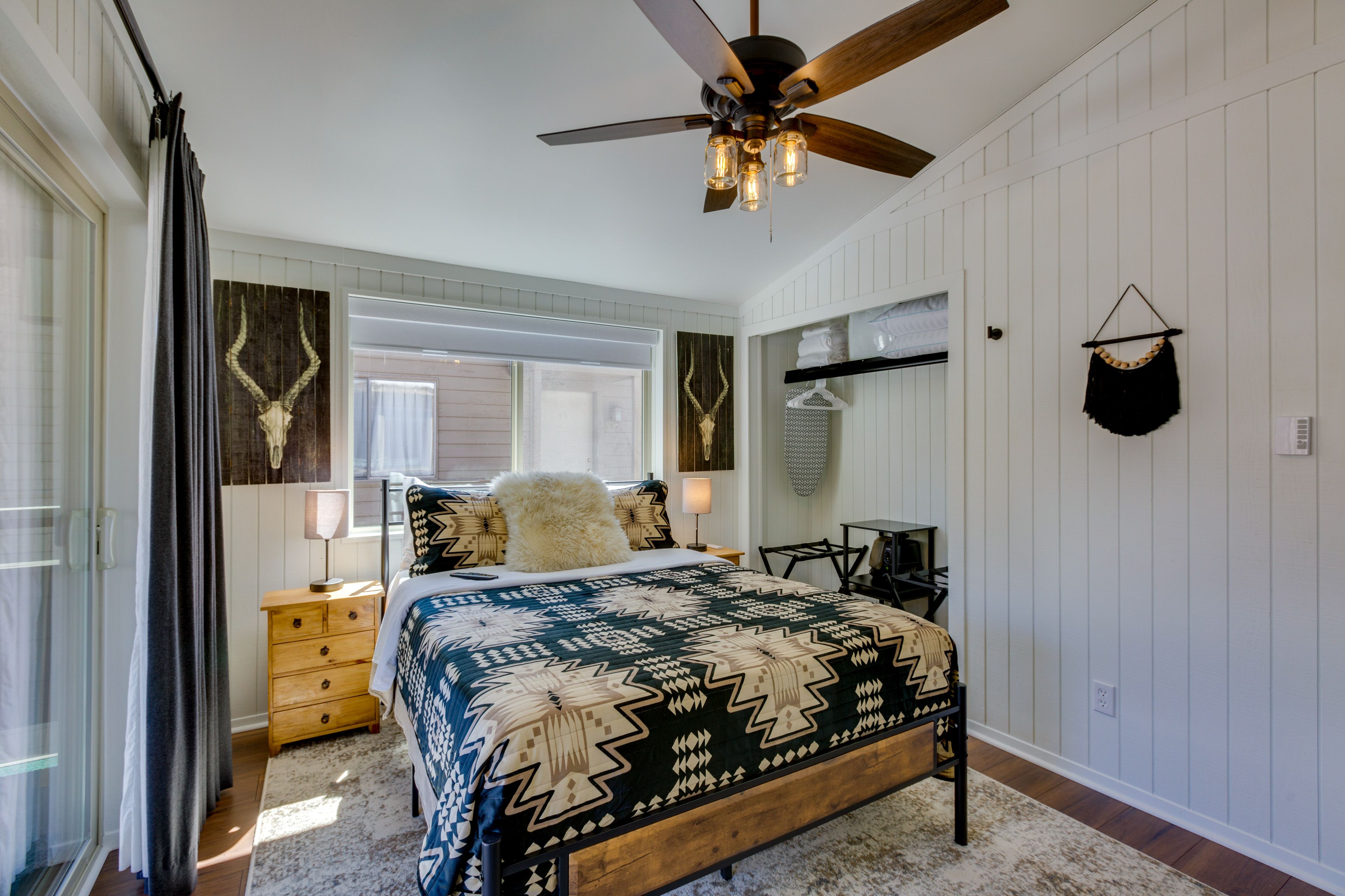 Bedroom | Queen Bed | Linens Provided | Balcony Access