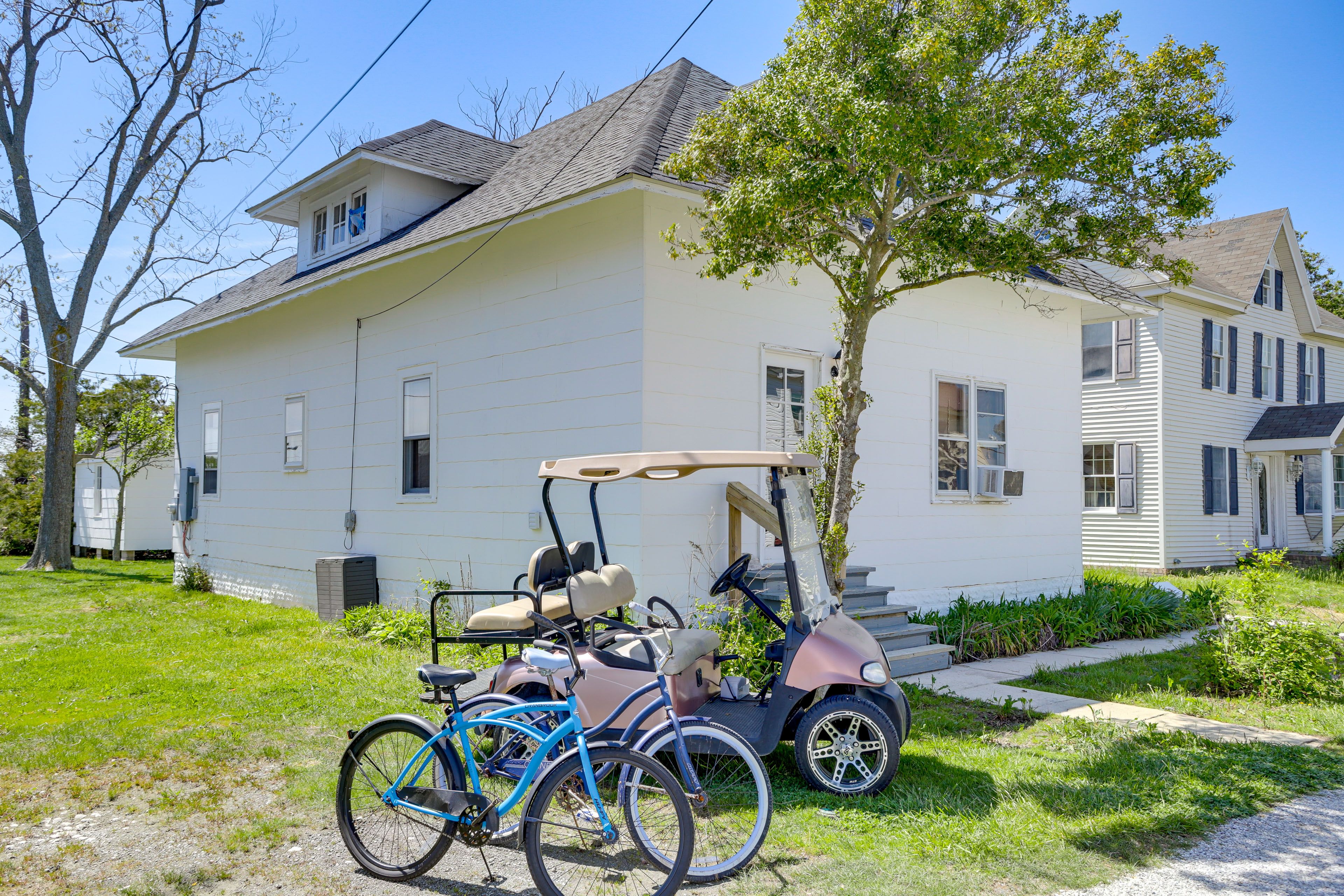 Exterior | Golf Cart (Waiver May Be Required) | Bicycles Provided