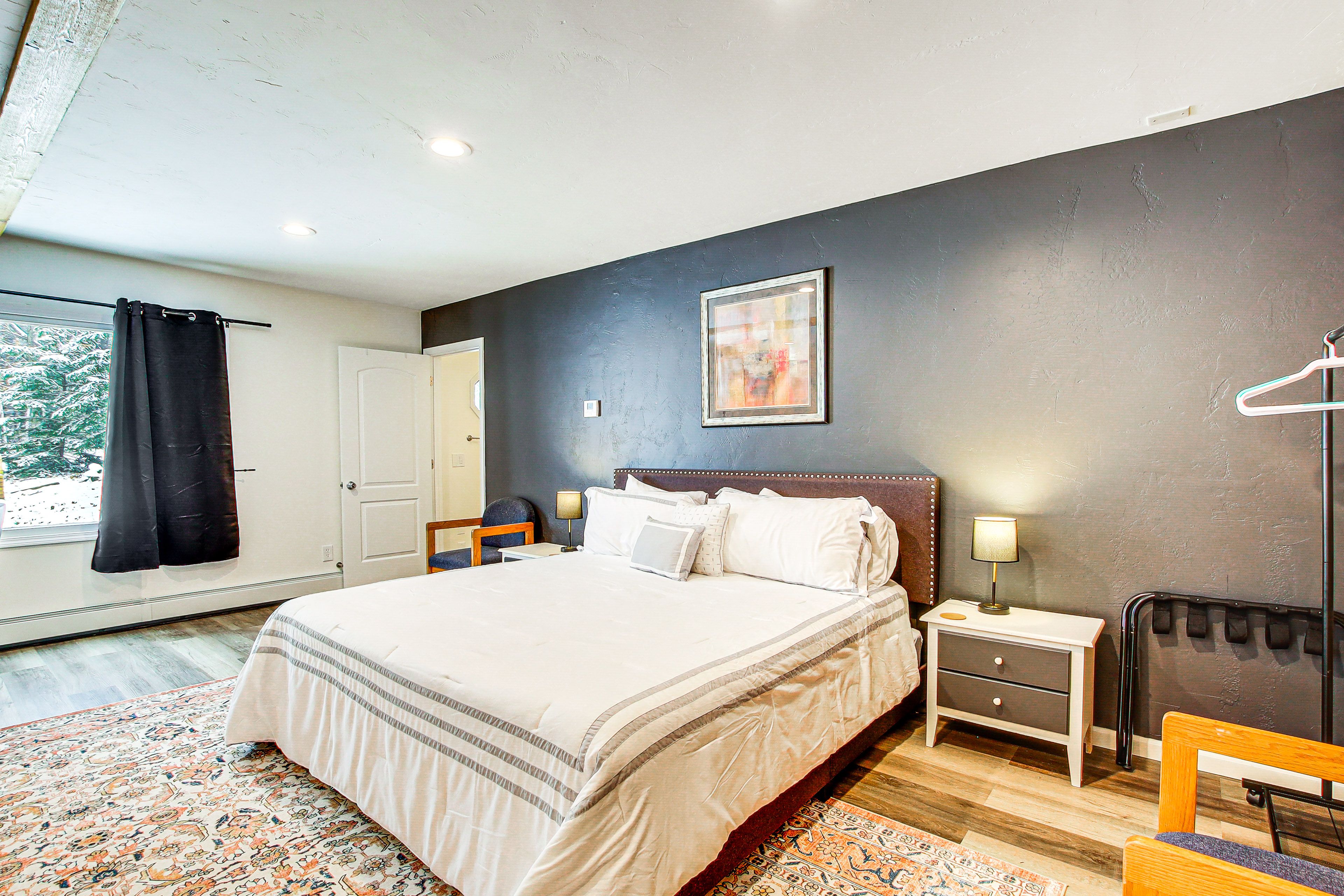 Bedroom Suite | King Bed | Electric Fireplace | 1st Floor