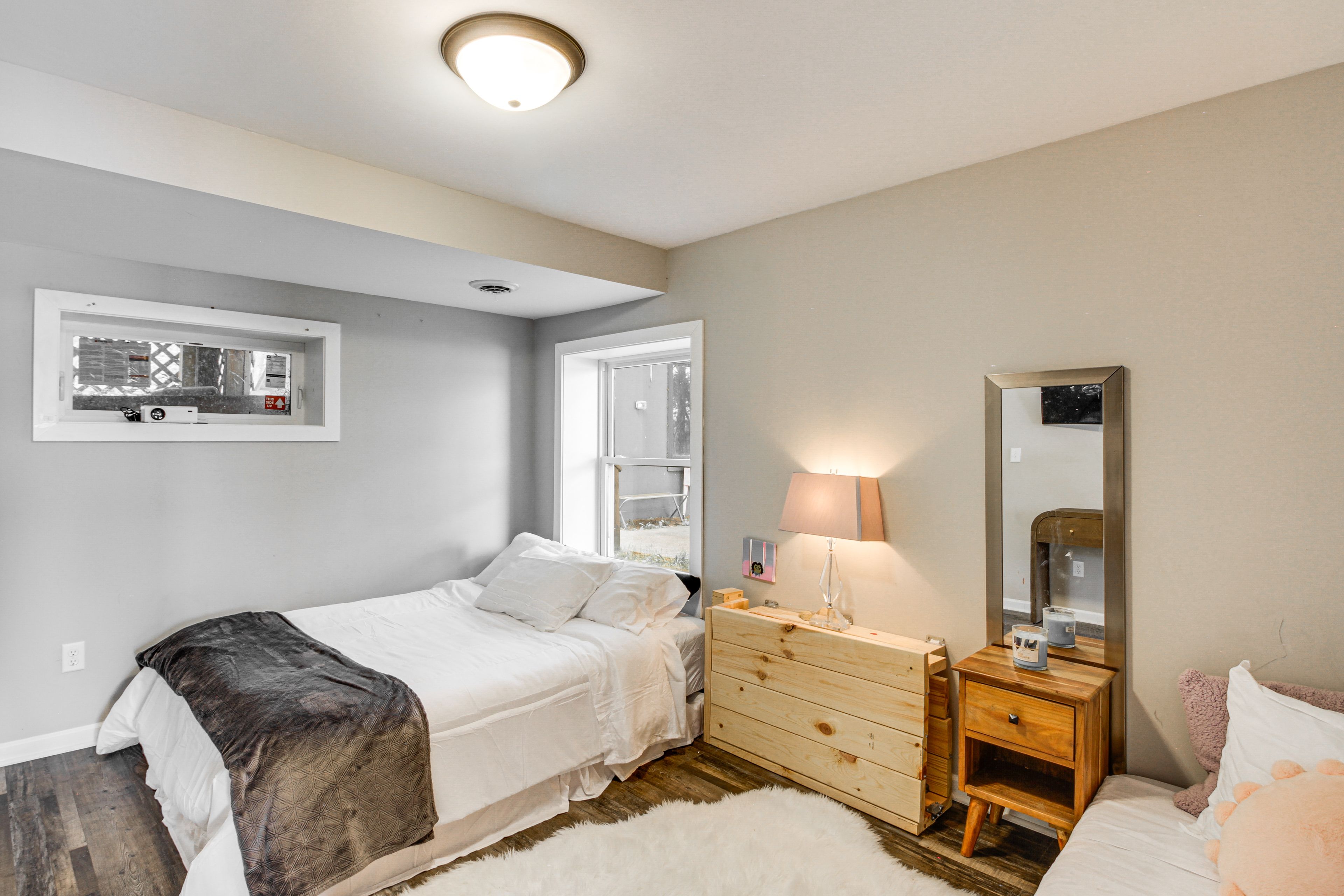 Bedroom 3 | Basement | Full Bed | Twin Floor Mattress