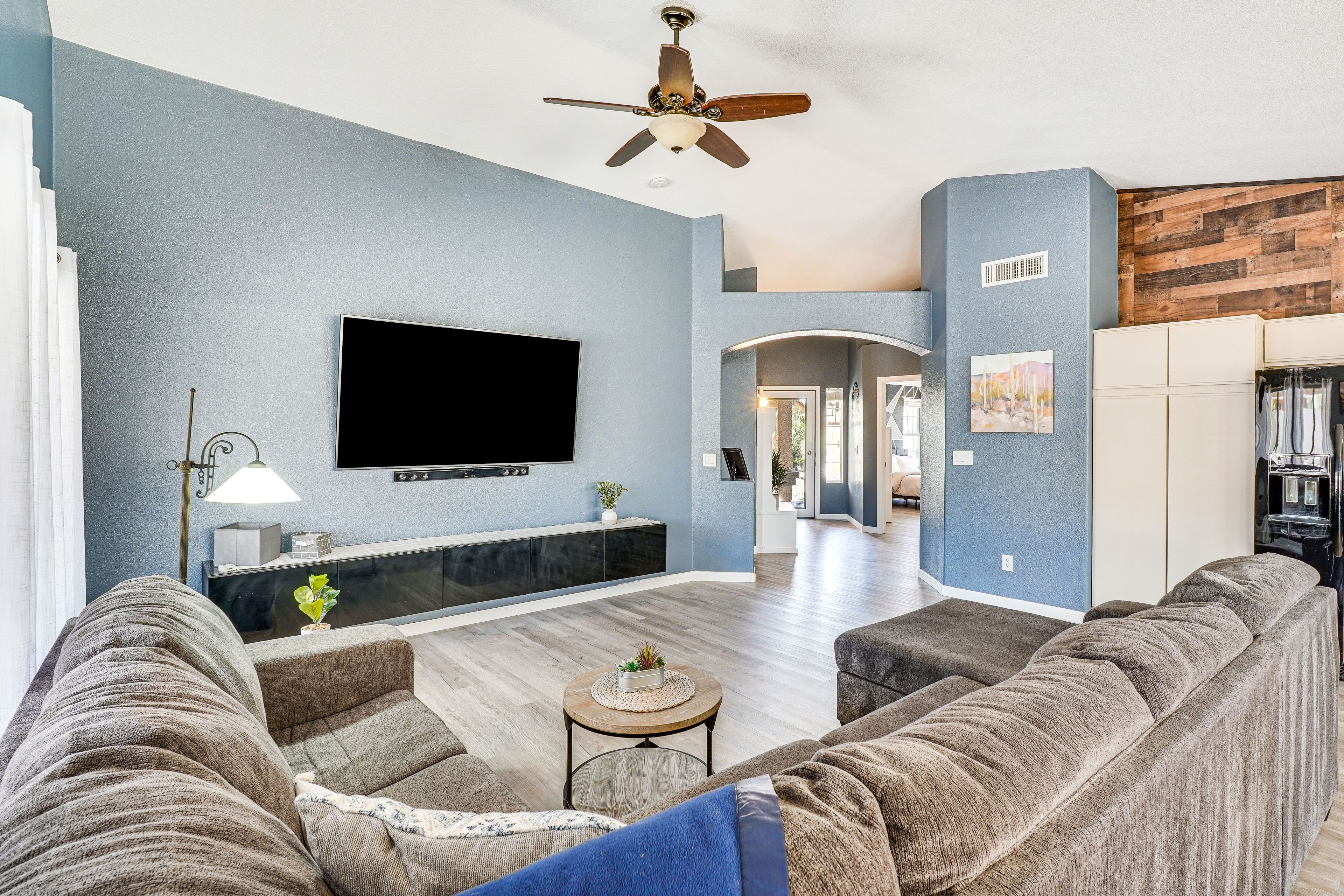 Living Room | TV | Single-Story Home