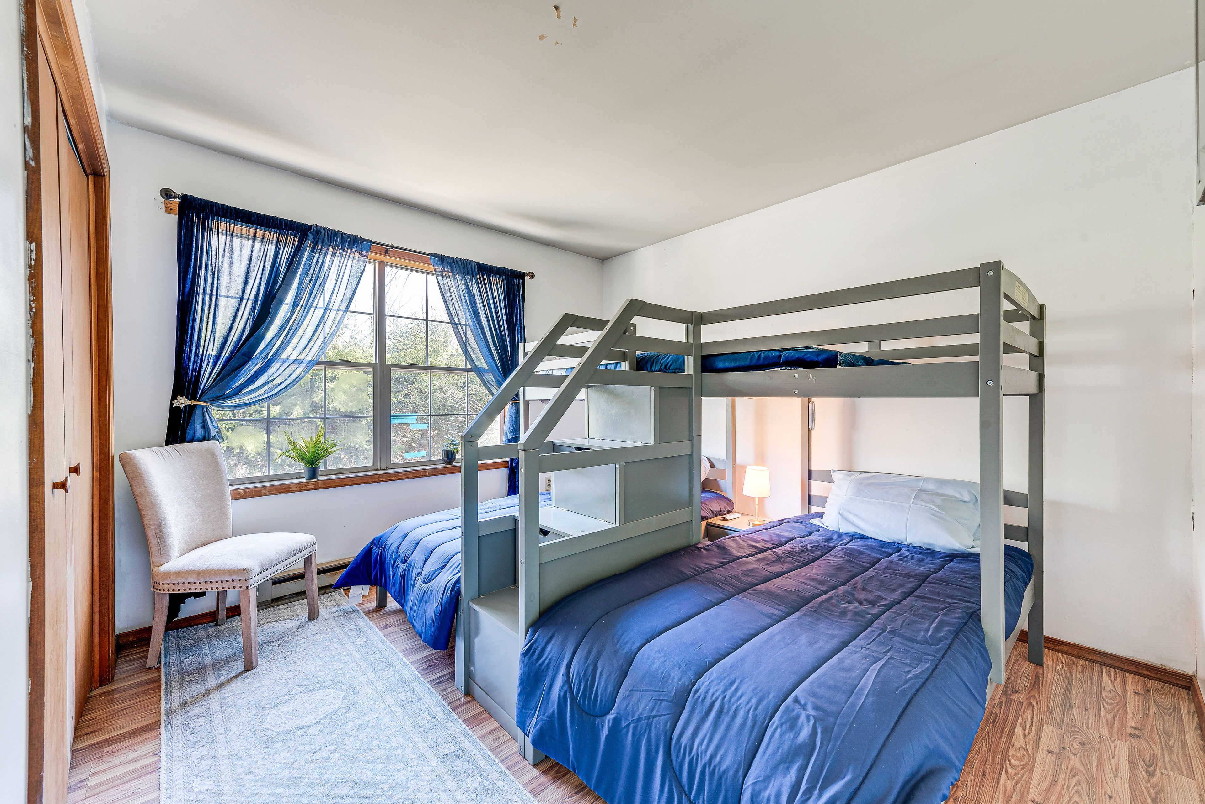 Bedroom 2 | 2 Twin Beds | Lofted Twin Bed | 2nd Floor