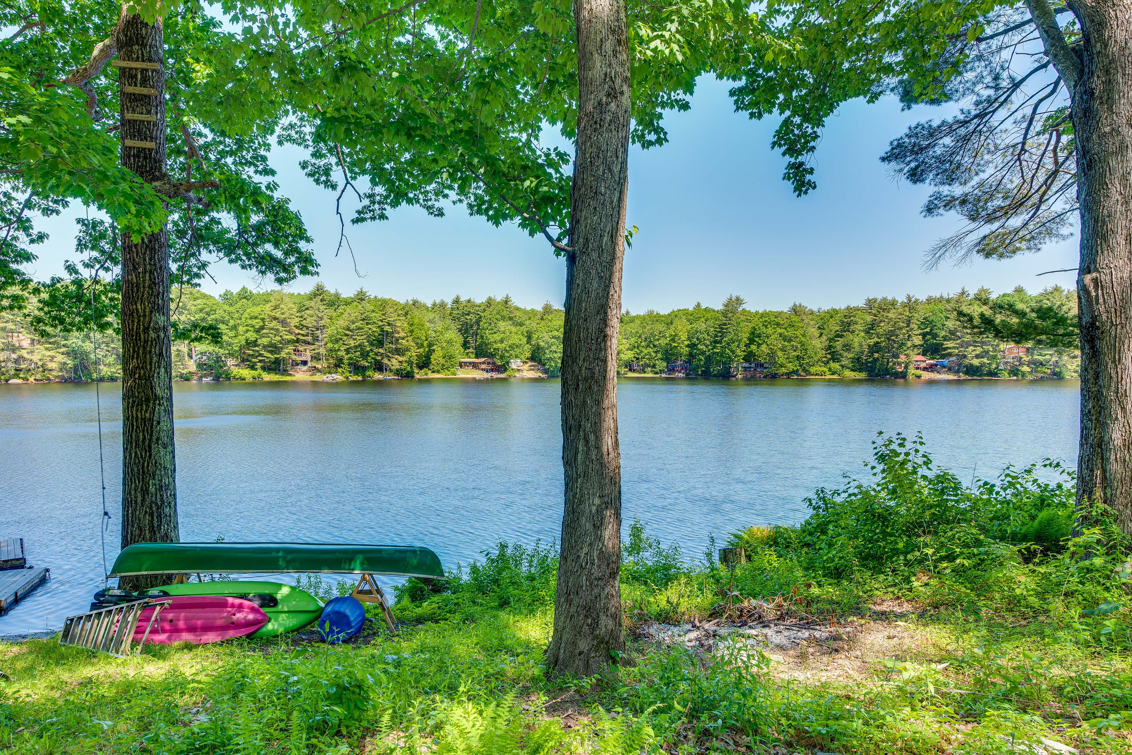 Pond Access | Kayaks Provided