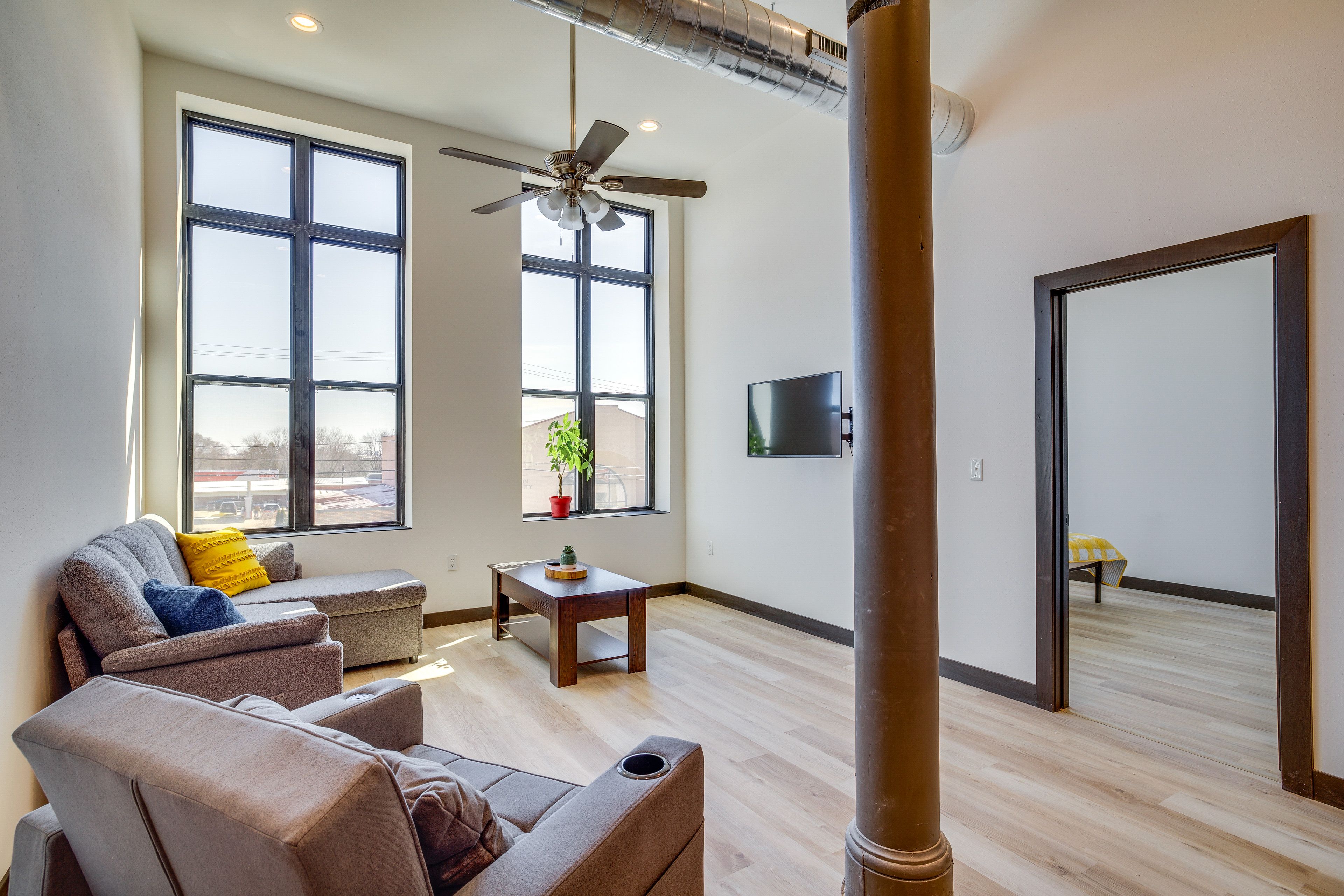 Cashton Vacation Rental | 2BR | 1BA | 700 Sq Ft | Stairs Required