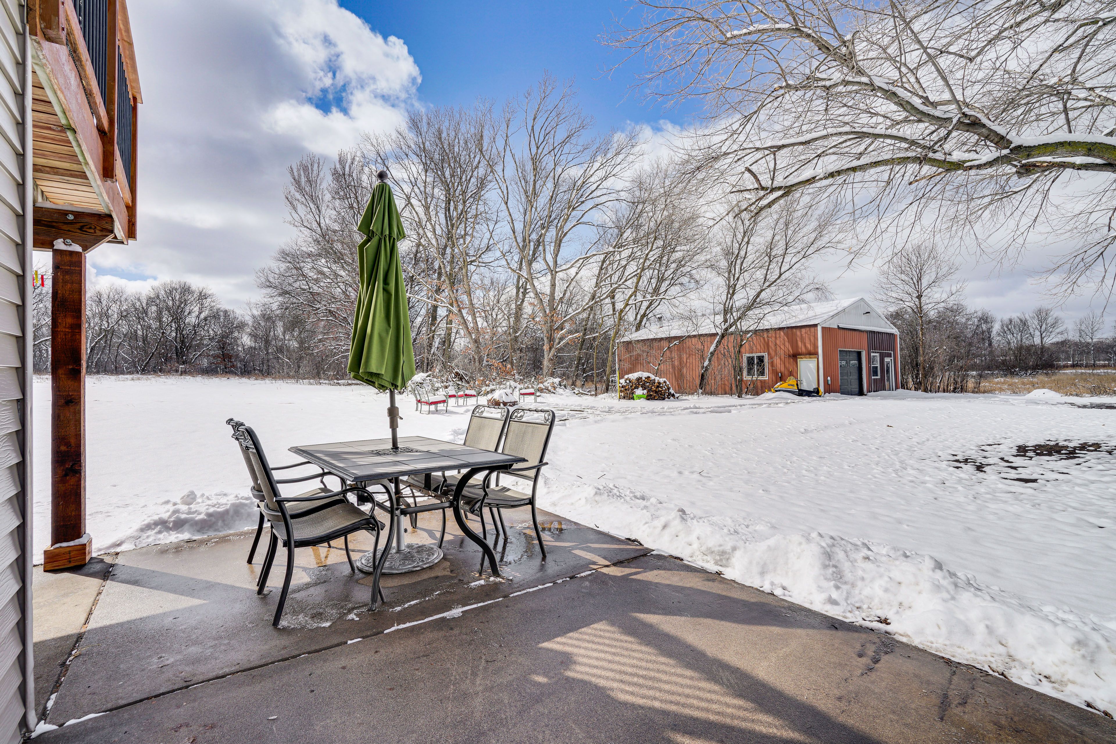 Patio | Gas Grill | Access From Den