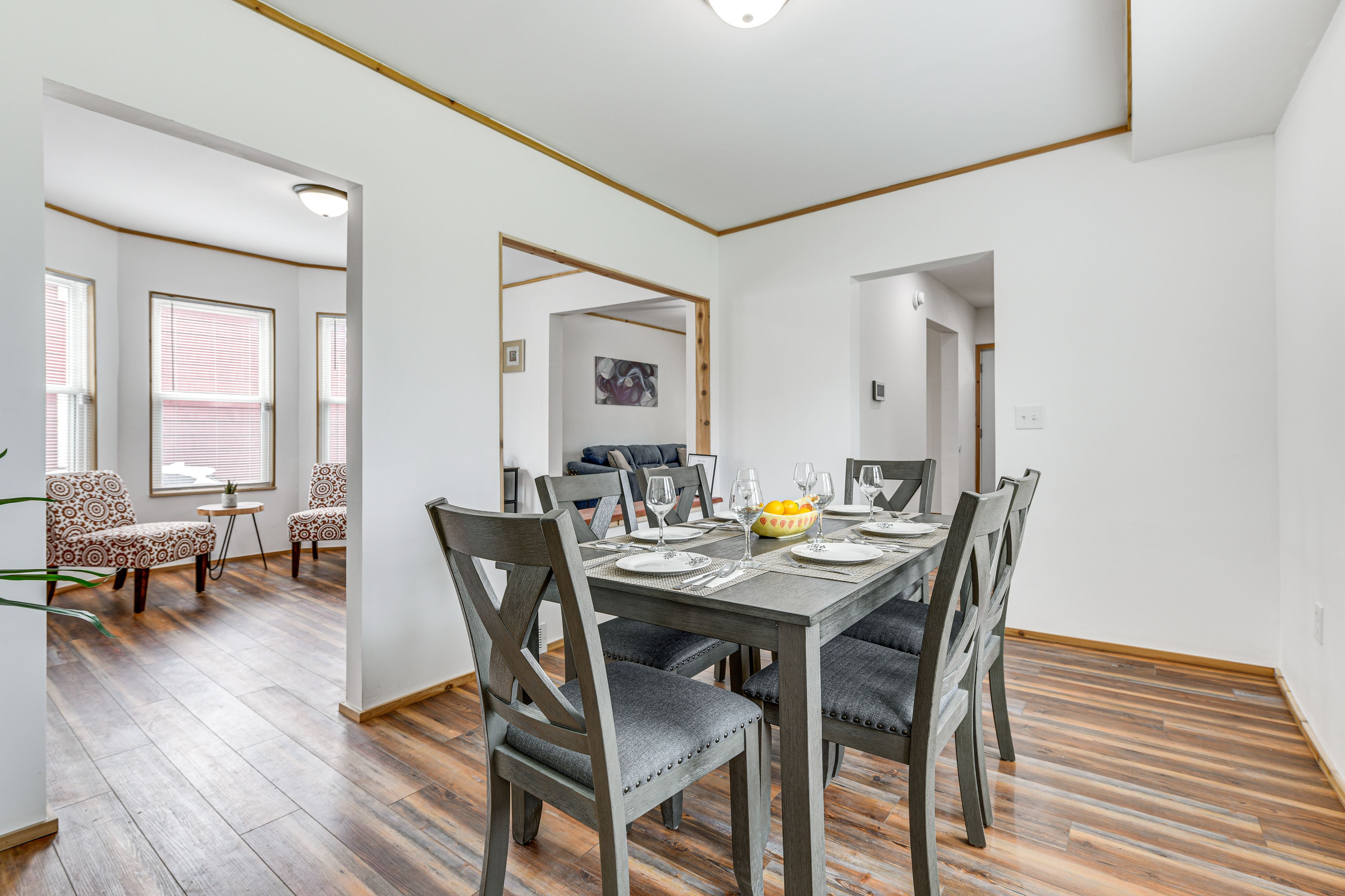 Dining Room | Dishware/Flatware Provided | 1st Floor