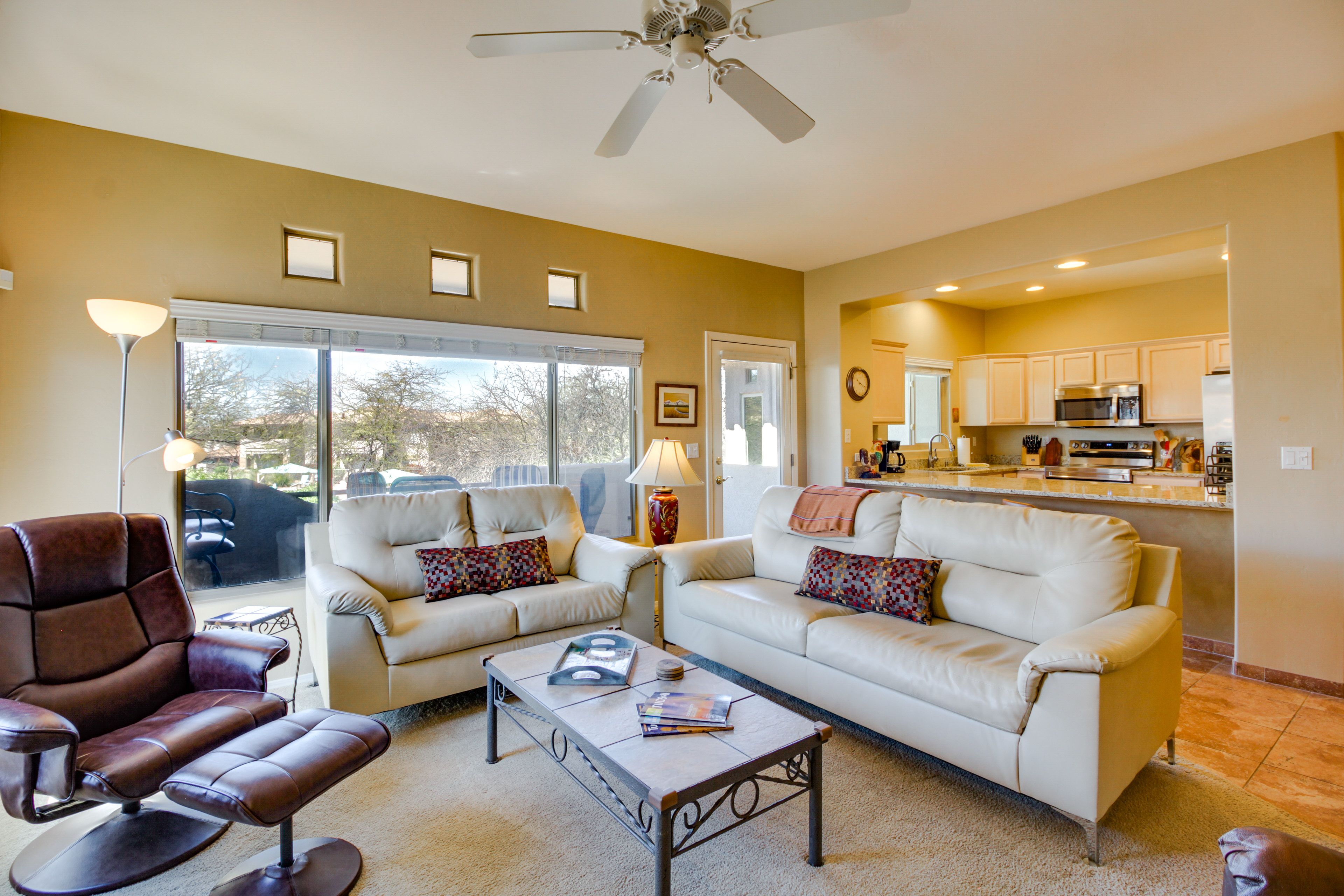 Living Room | Single-Story Unit | 2nd-Floor Condo
