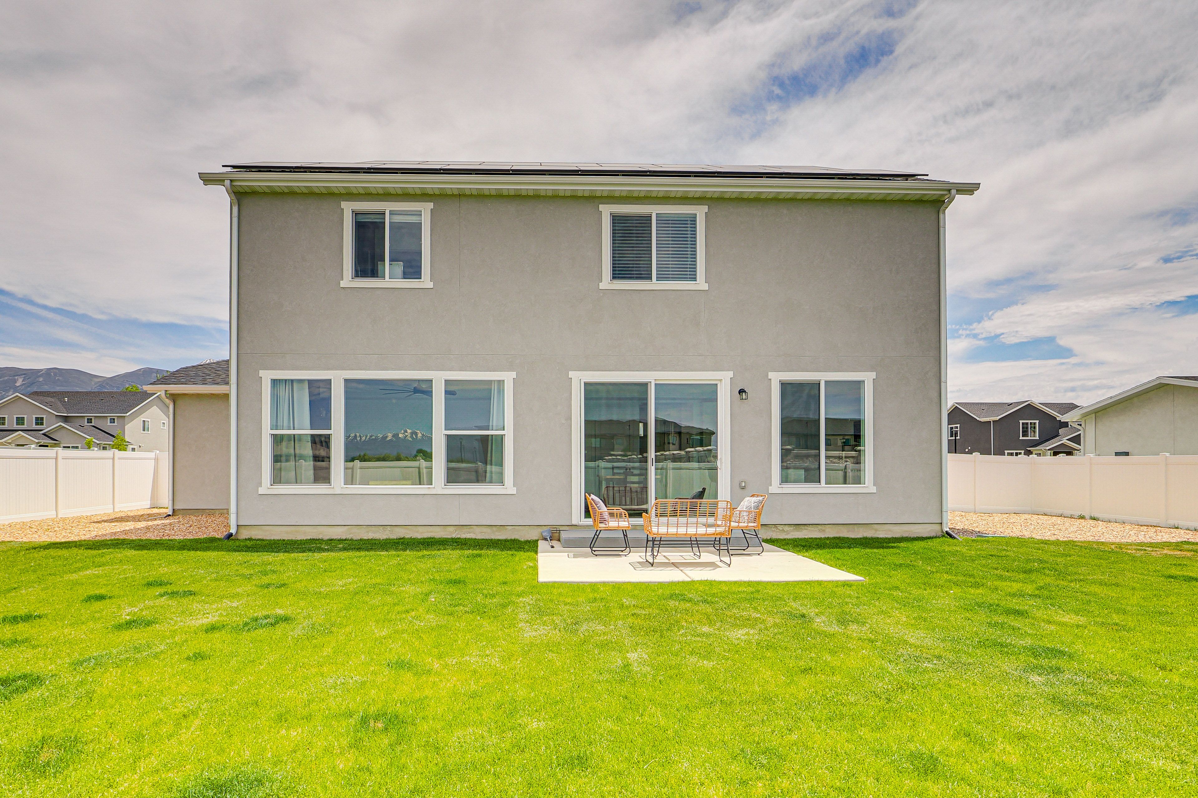Back Exterior | Patio | Fenced Yard | Fire Pit