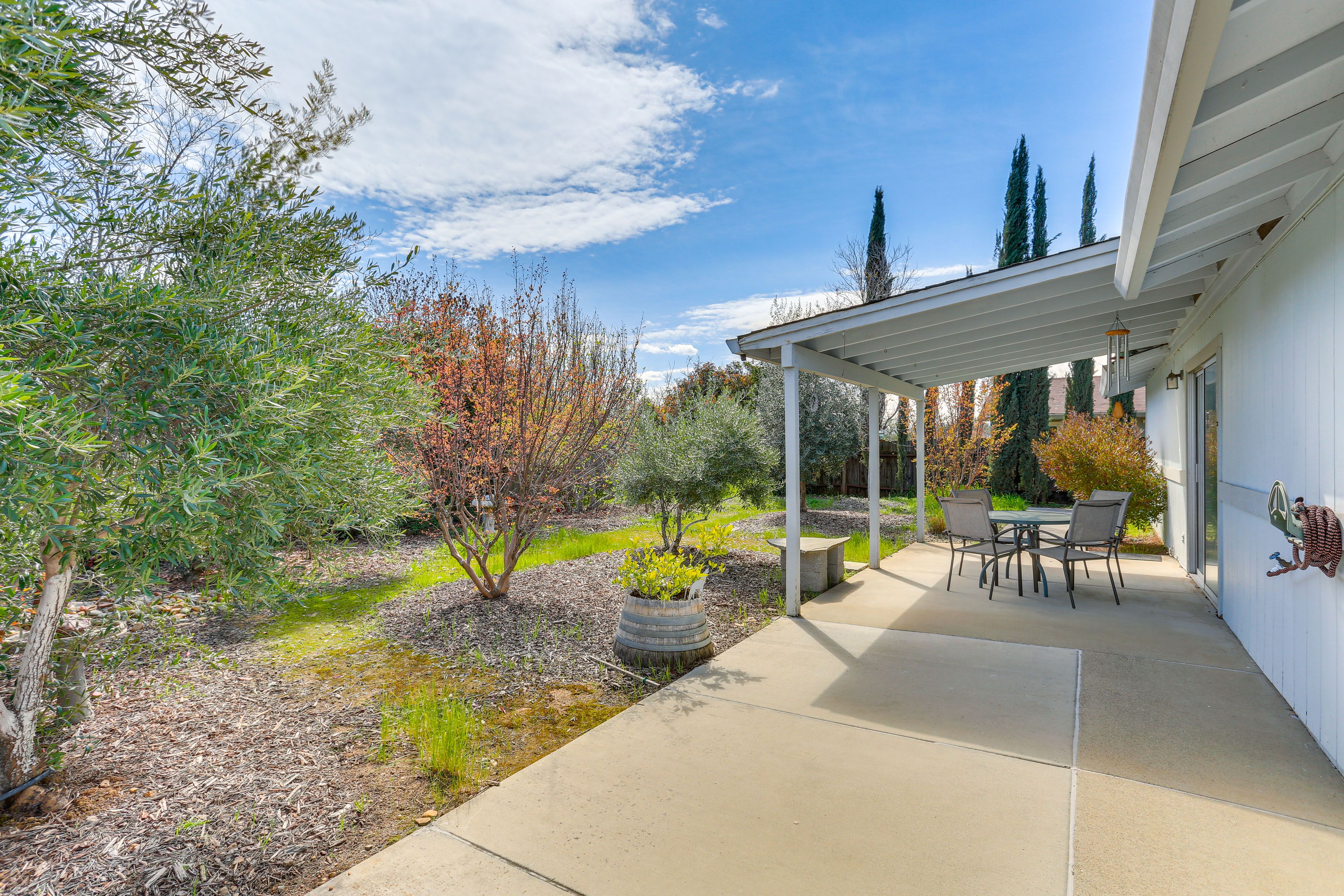 Fenced Yard | Private Patio | Outdoor Dining Area