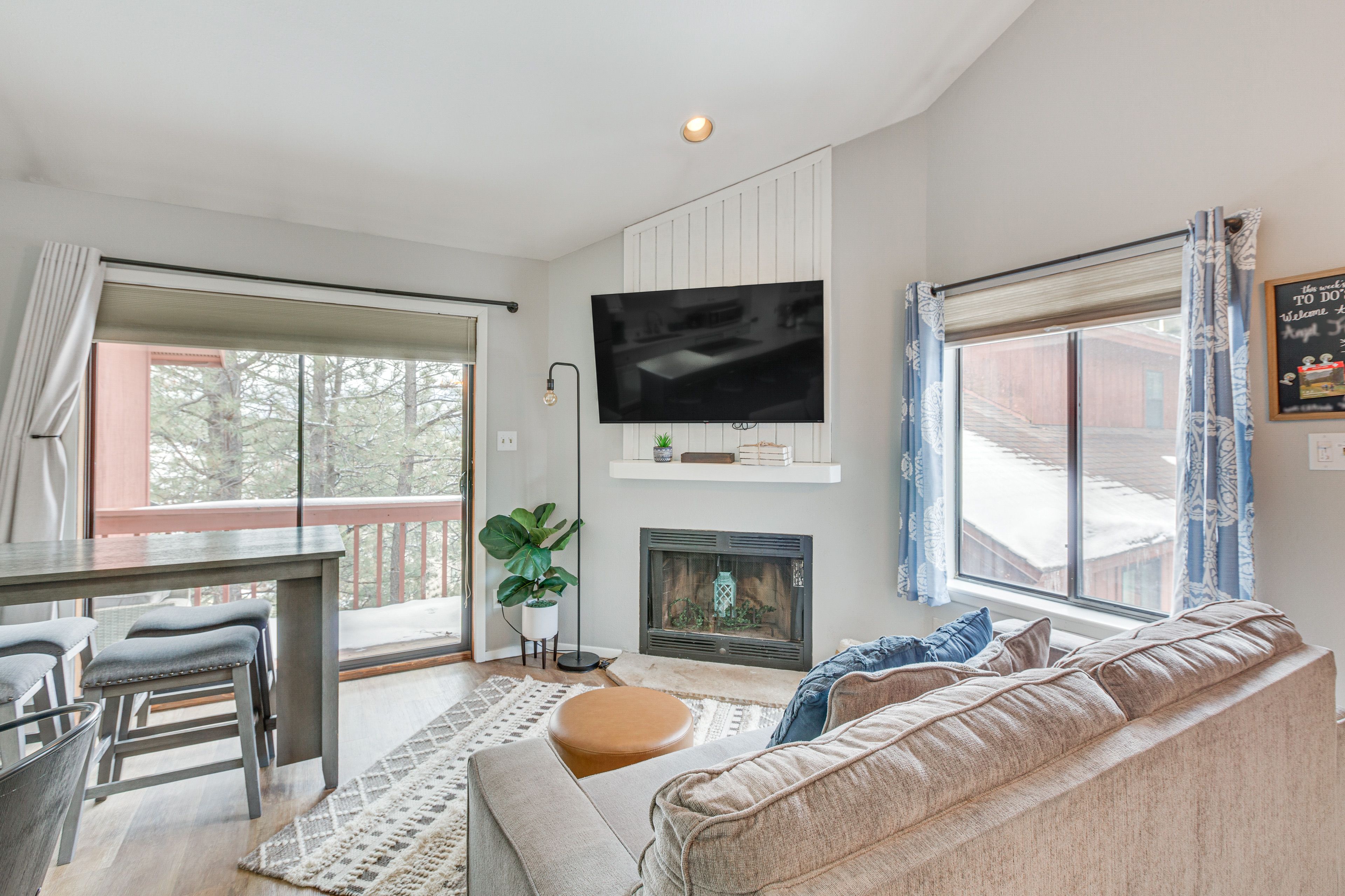 Angel Fire Vacation Rental | 1BR | 1BA | Stairs to Enter | 520 Sq Ft
