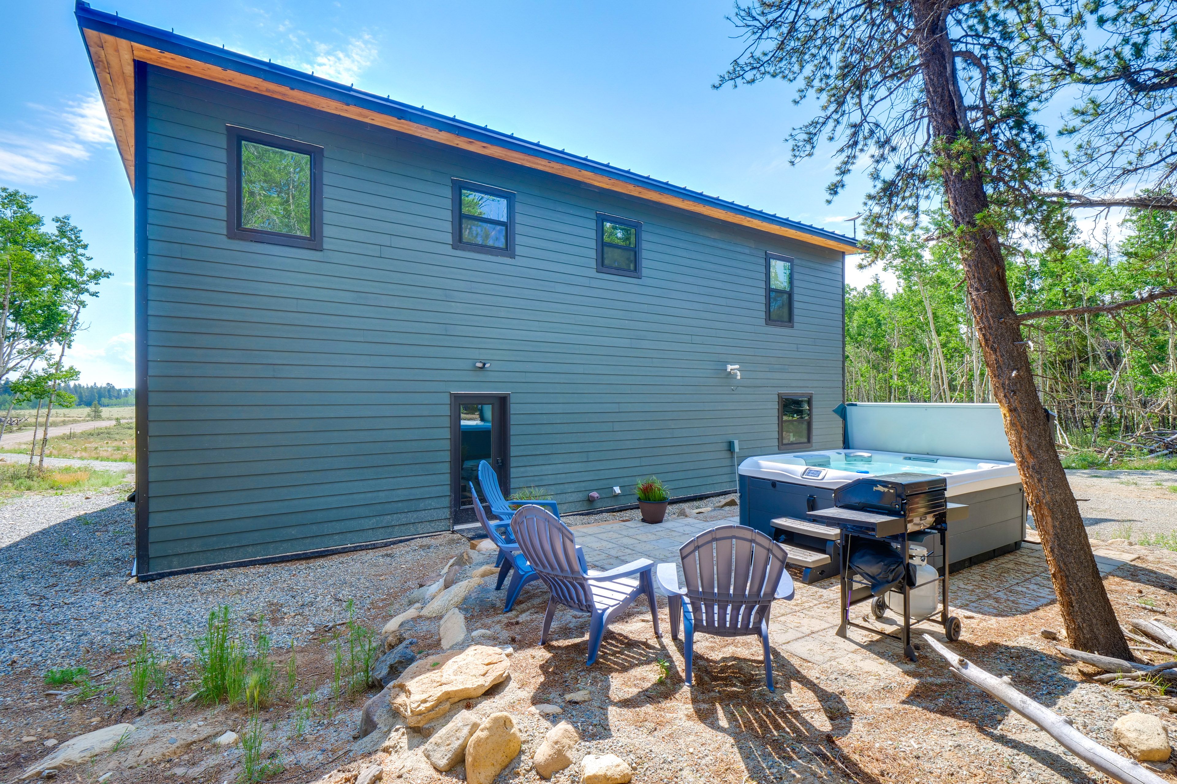 Patio | Private Hot Tub | Gas Grill