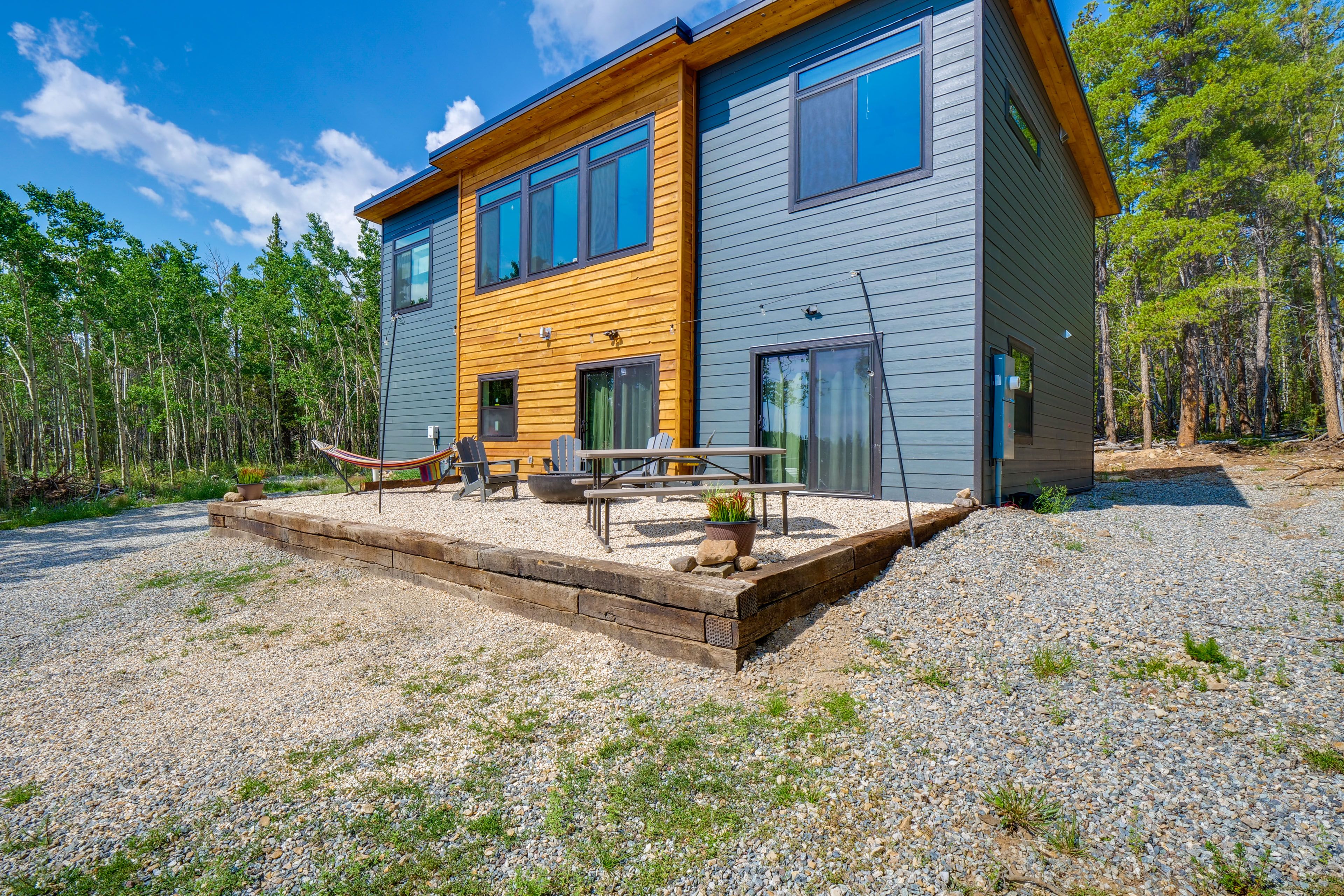 House Exterior | Fire Pit | Forested Views