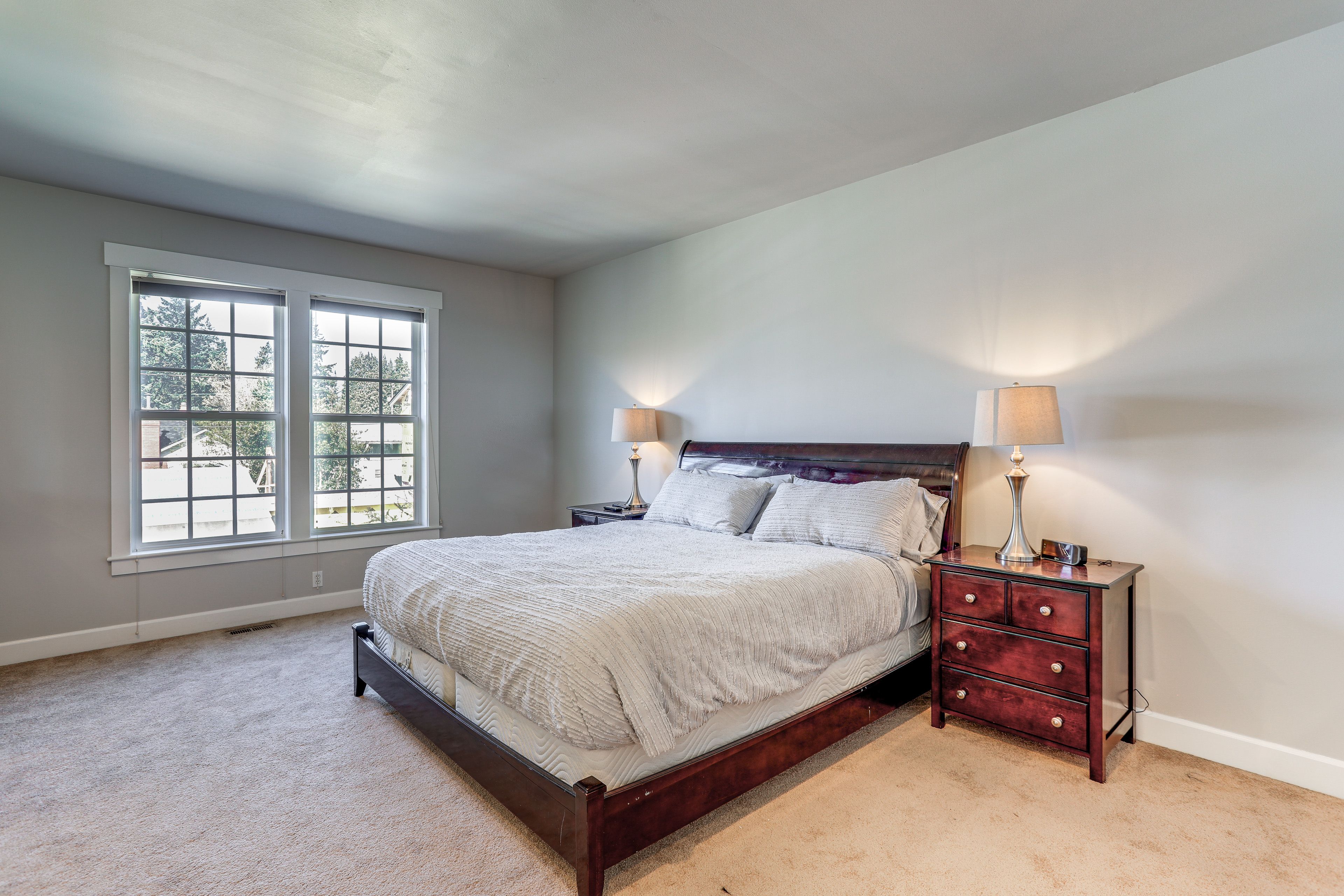 Bedroom 1 | 2nd Floor | King Bed | Linens Provided | Flat-Screen TV