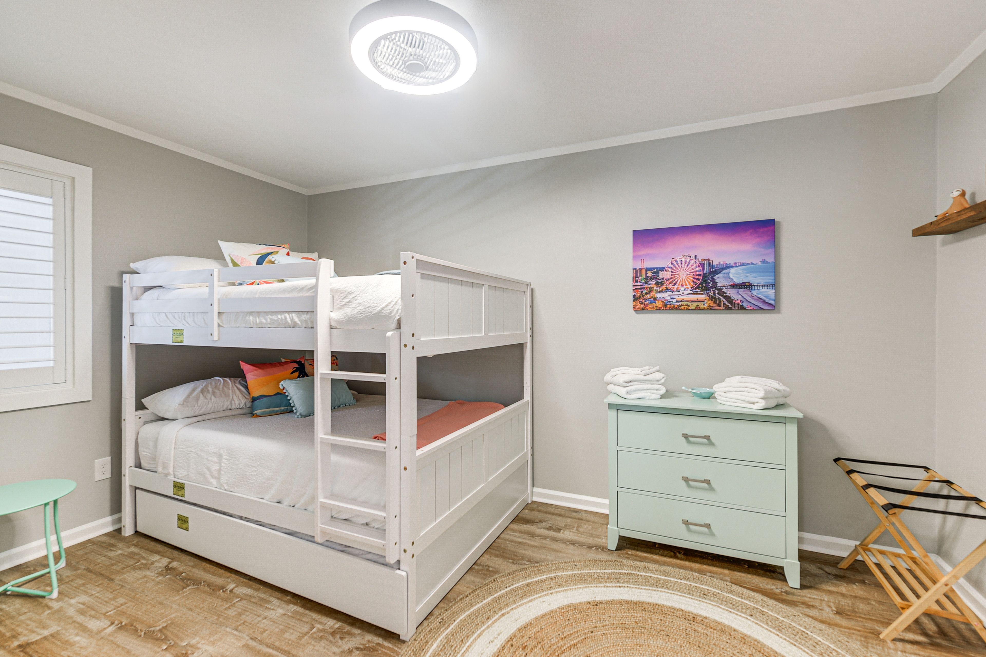 Bedroom 2 | Full Bunk Bed w/ Twin Trundle | Linens Provided