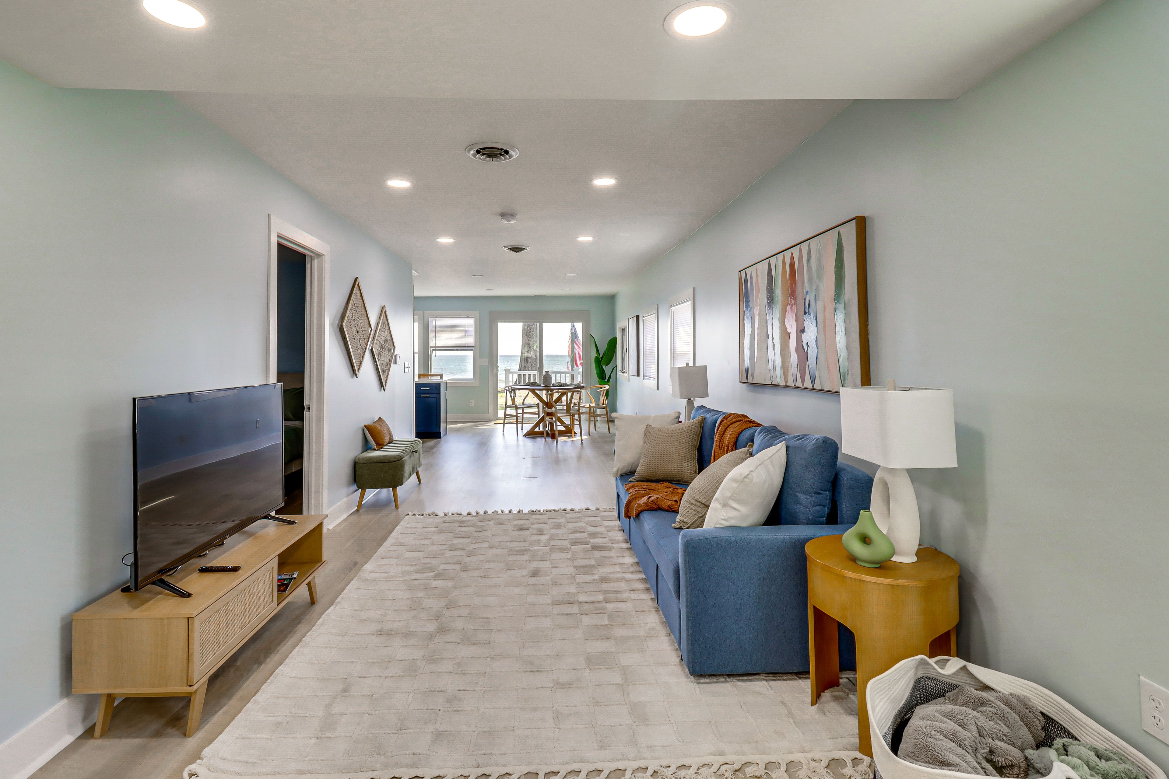 Living Room | Full Sleeper Sofa | Amazon Fire TV