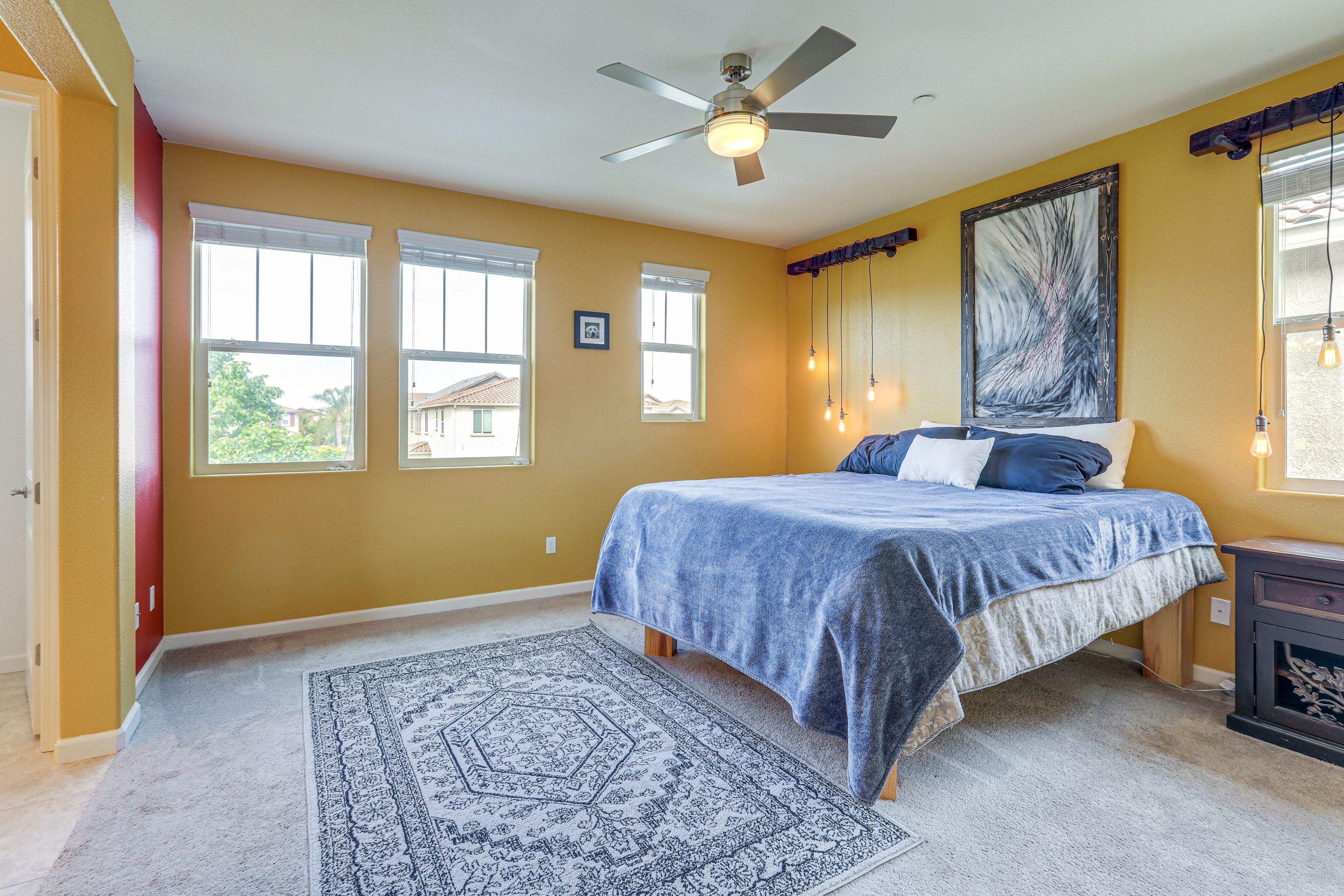 Bedroom 1 | 2nd Floor | California King Bed | Linens Provided