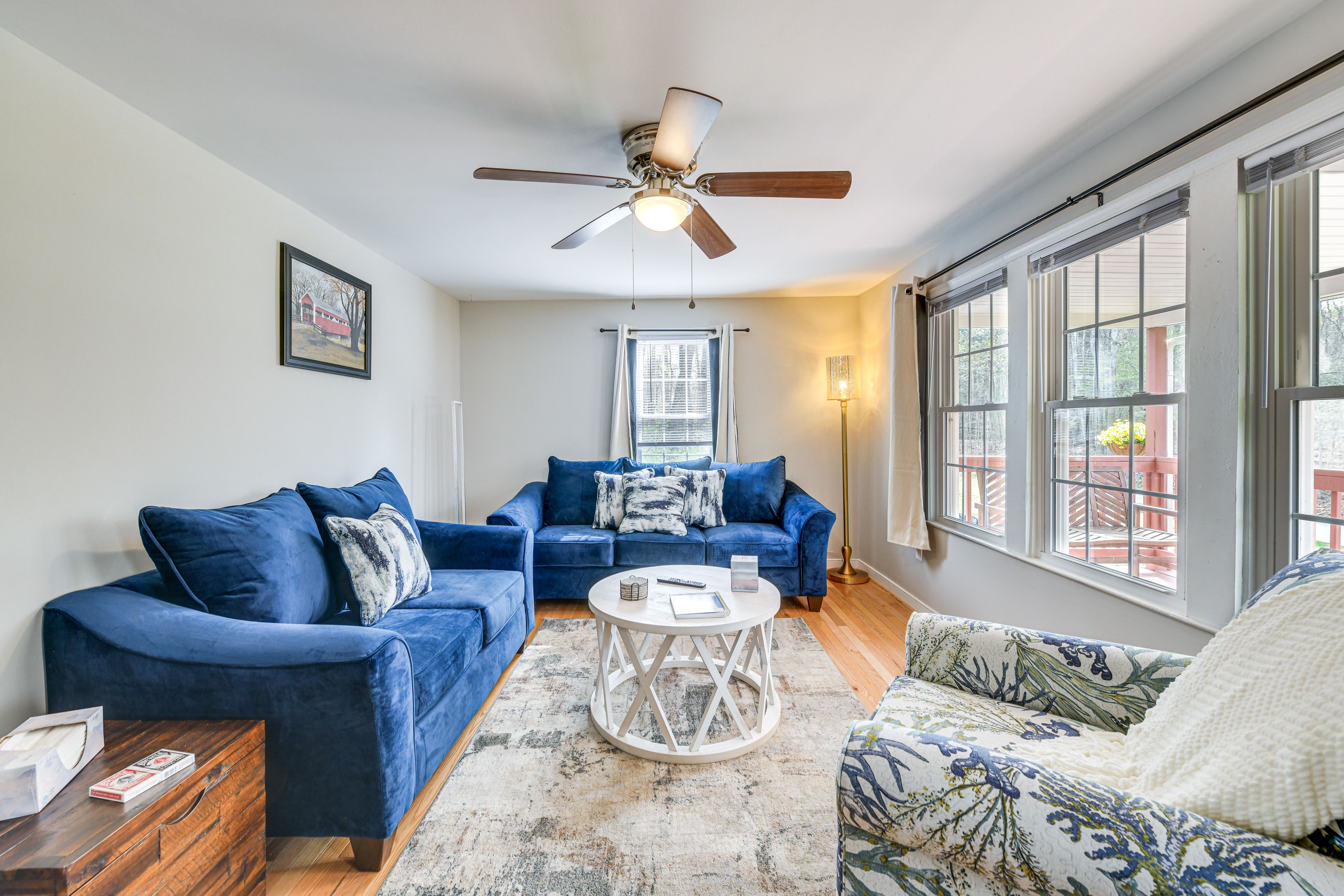 Toano Vacation Rental | 3BR | 2BA | 1,104 Sq Ft | Steps Required to Enter