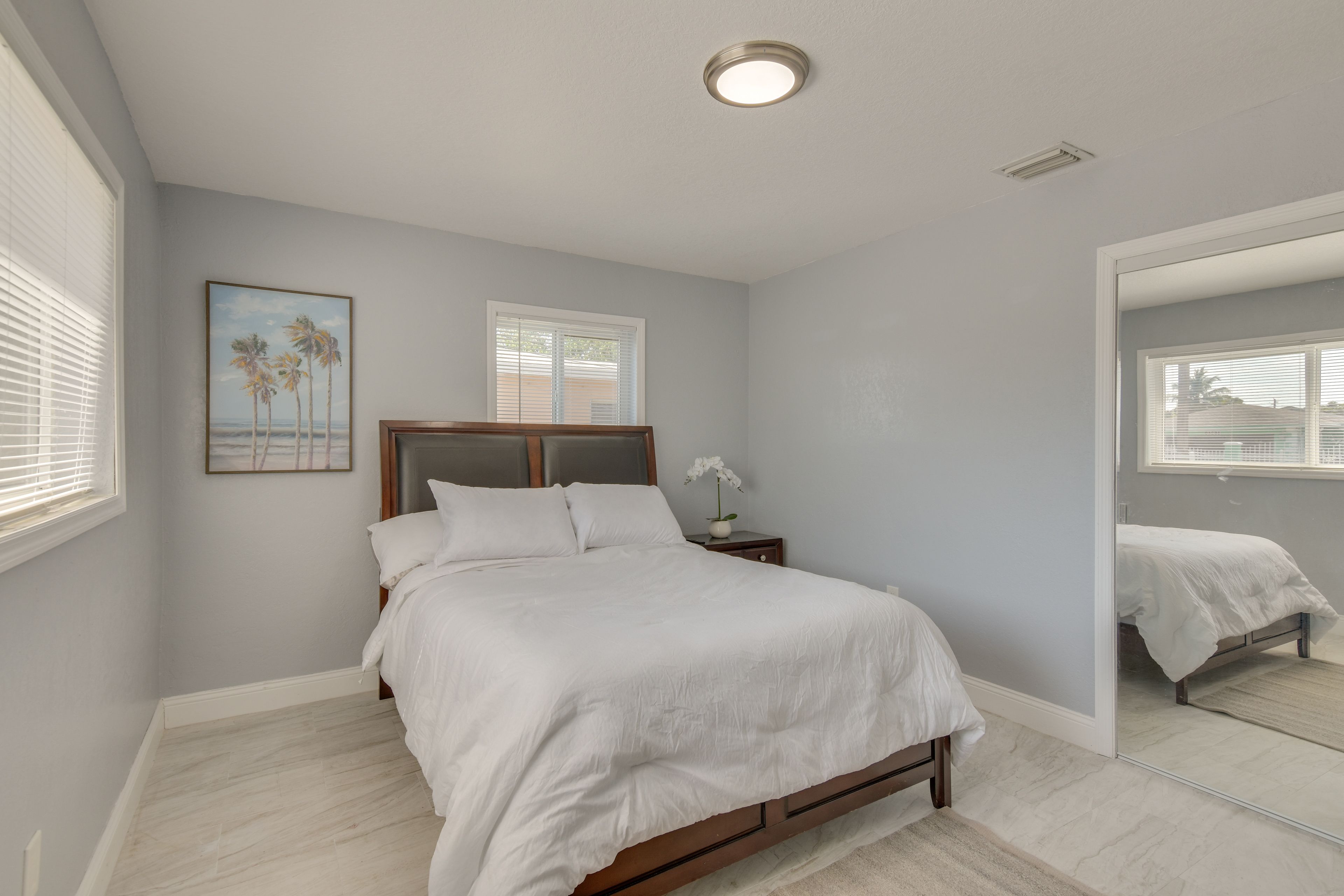 Bedroom 1 | Queen Bed | Linens Provided | Smart TV