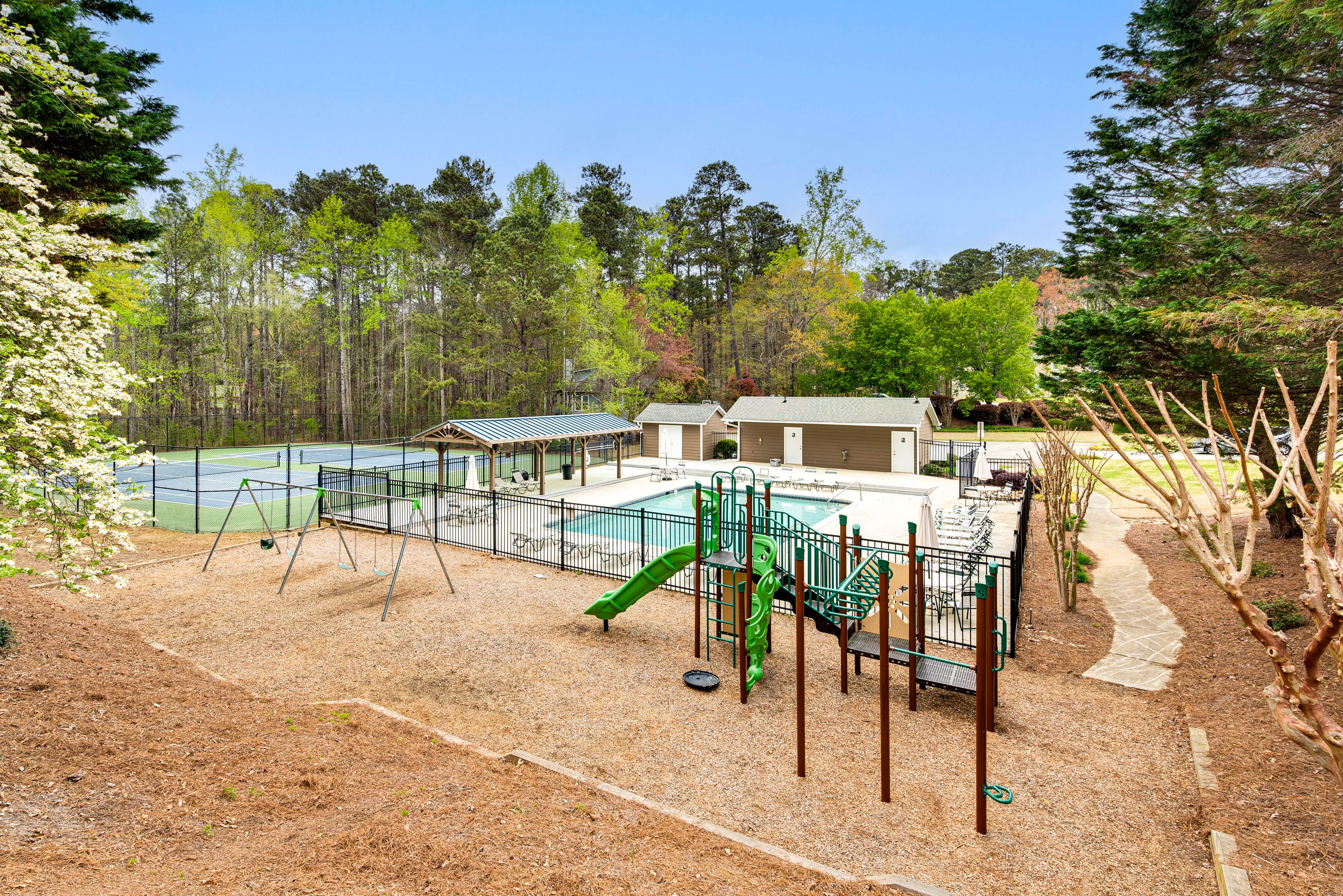Community Amenities | Playground | Outdoor Pool | Tennis Courts