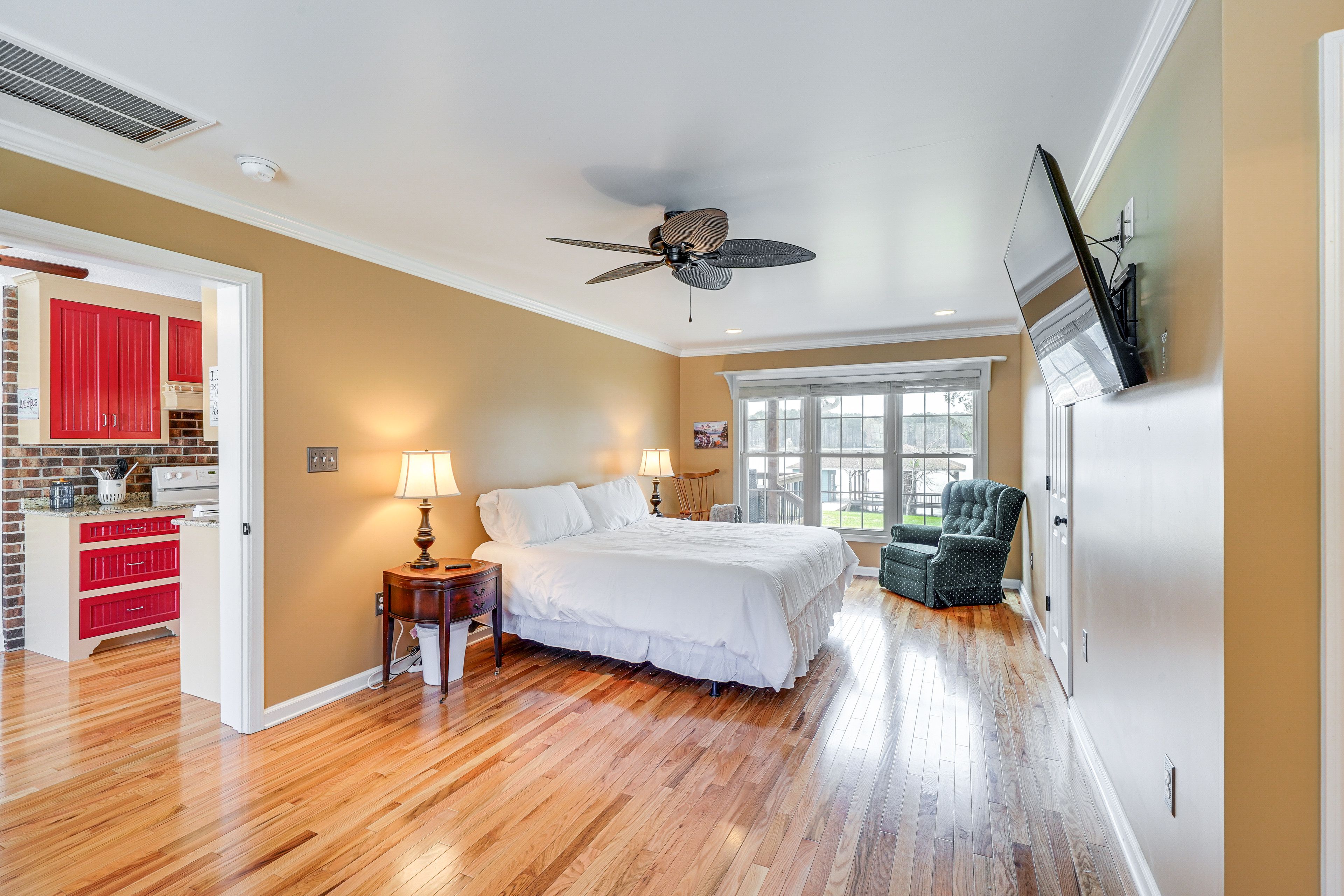 Bedroom 1 | King Bed | Queen Sleeper Sofa