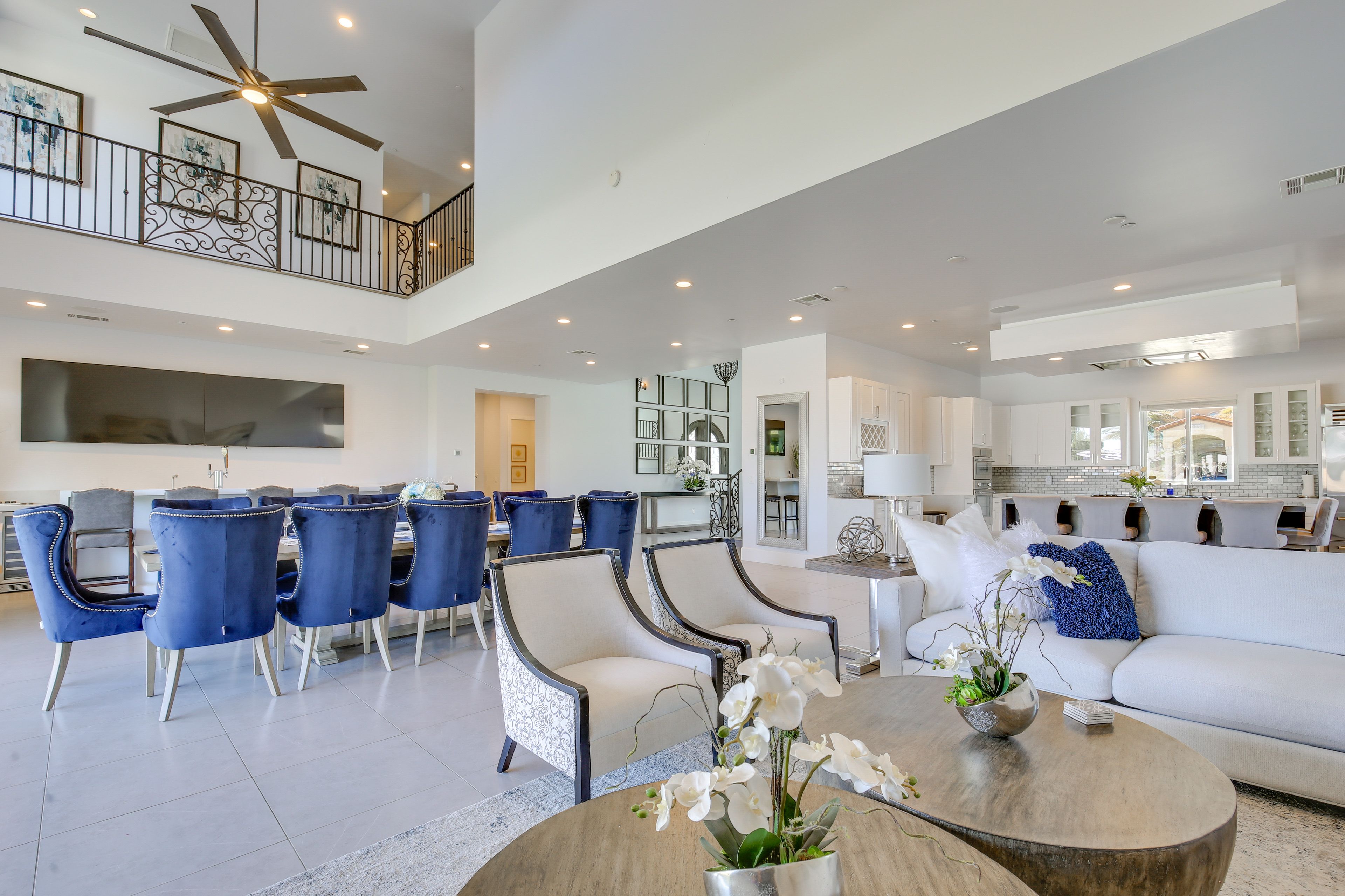 Living Room | 1st Floor | Free WiFi | LG Wet Bar | Electric Fireplace