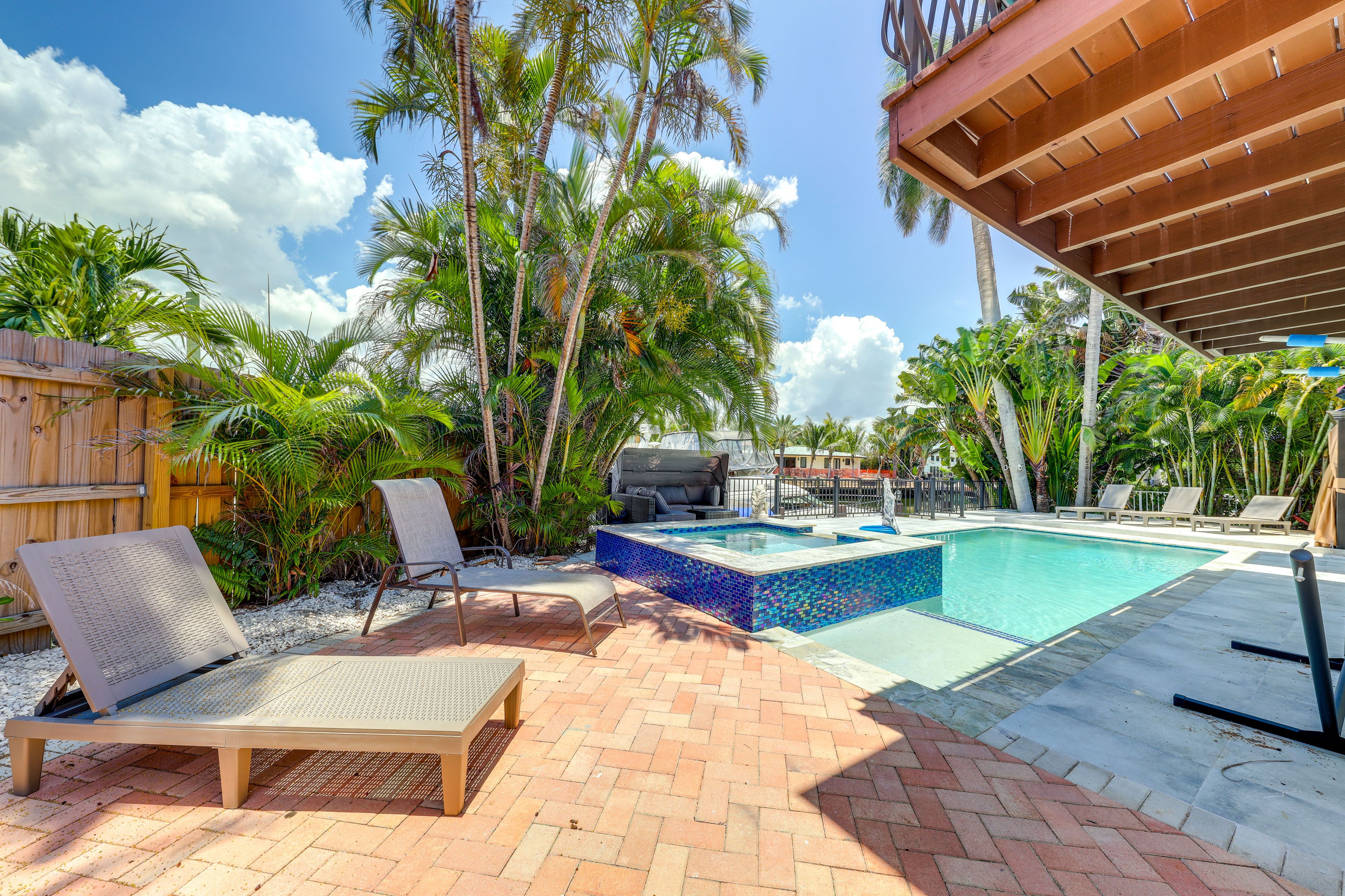 Private Patio | Pool & Spa | Outdoor Dining Area