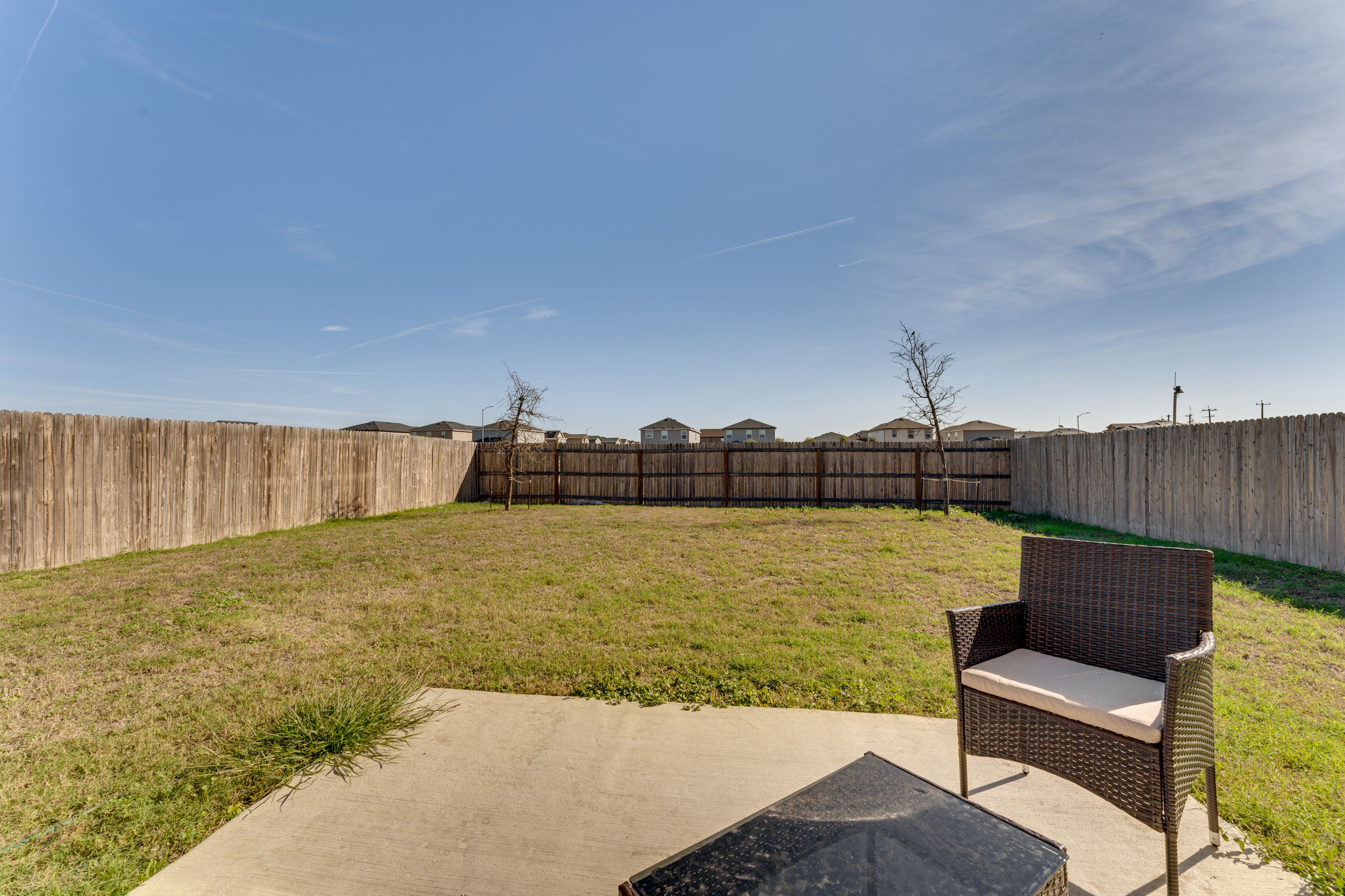 Fenced Backyard | Patio w/ Seating