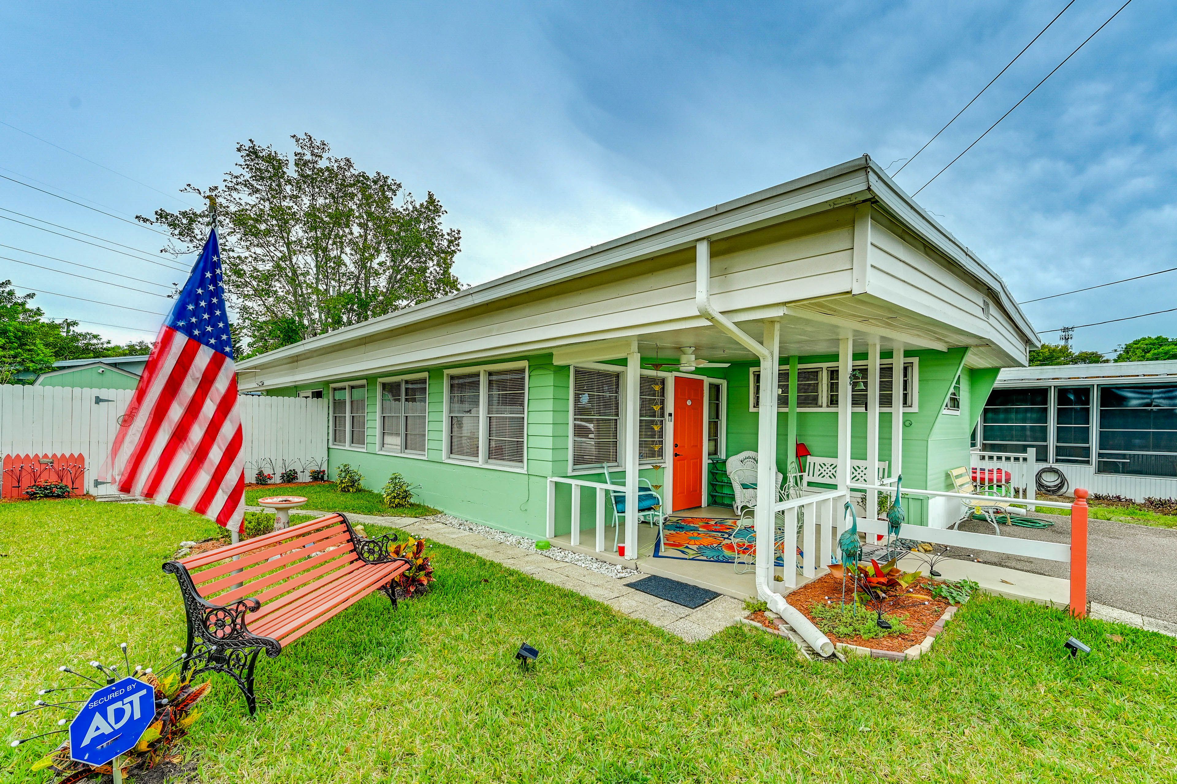 House Exterior | Single-Story Home | Bayou Across Street