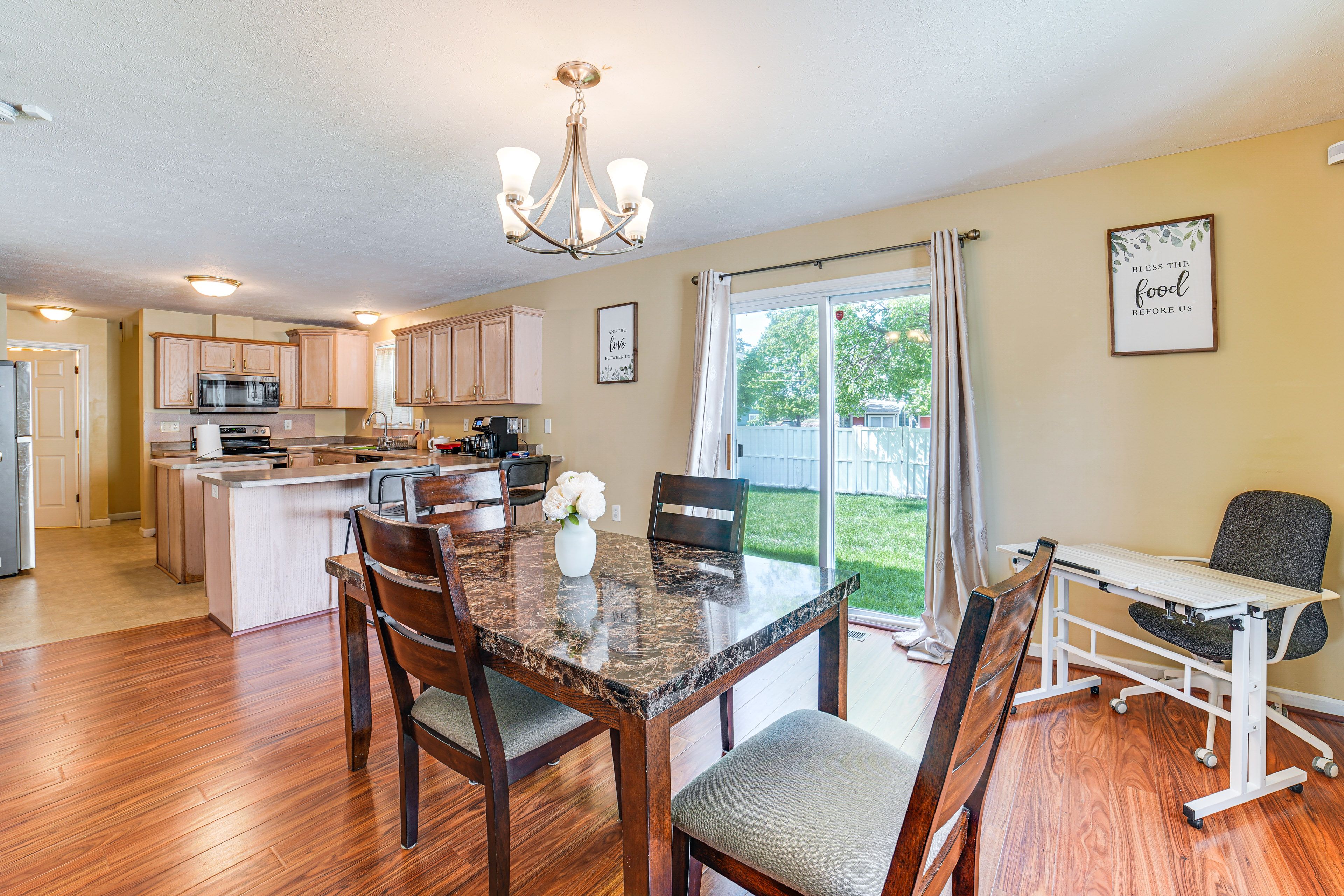Dining Room | 2-Story Home | Dedicated Workspace