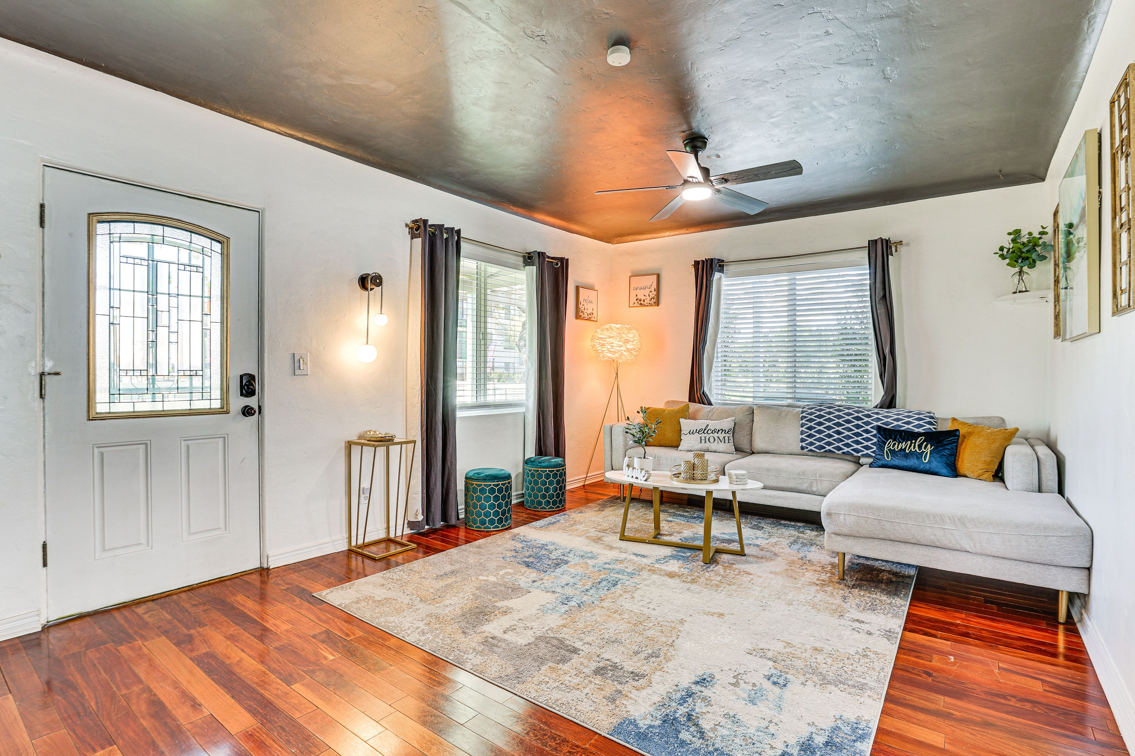 Living Room | Smart TV | Electric Fireplace