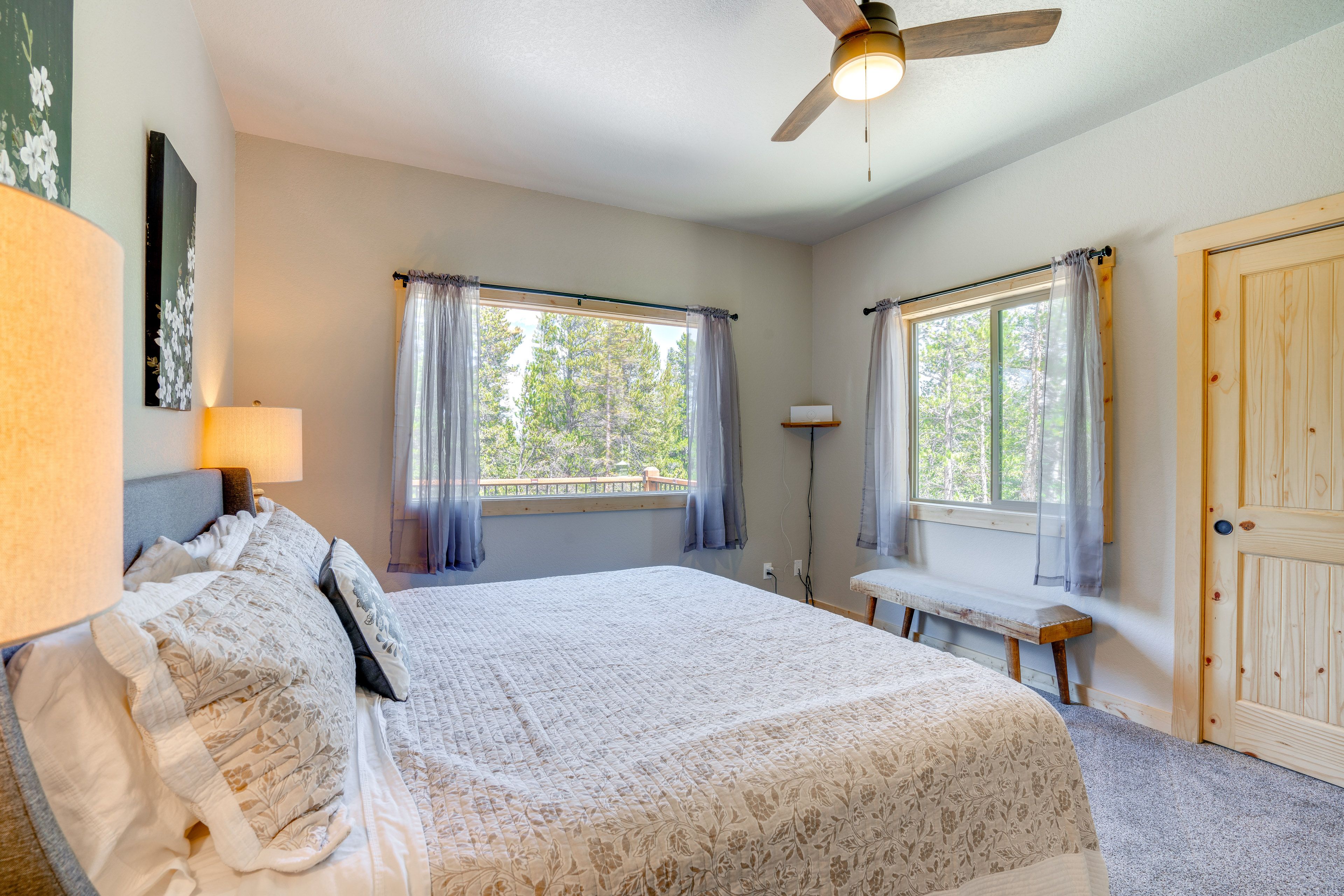 Bedroom 1 | King Bed | Linens & Towels Provided | 2nd Floor