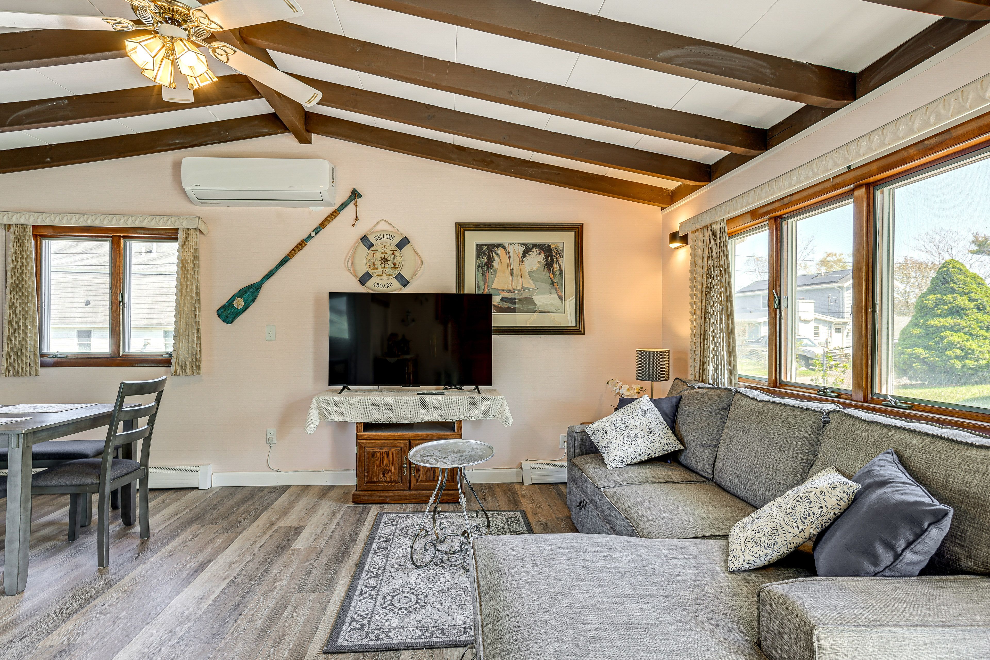 Living Room | Smart TV | Baseboard Heating | Window A/C | Free WiFi