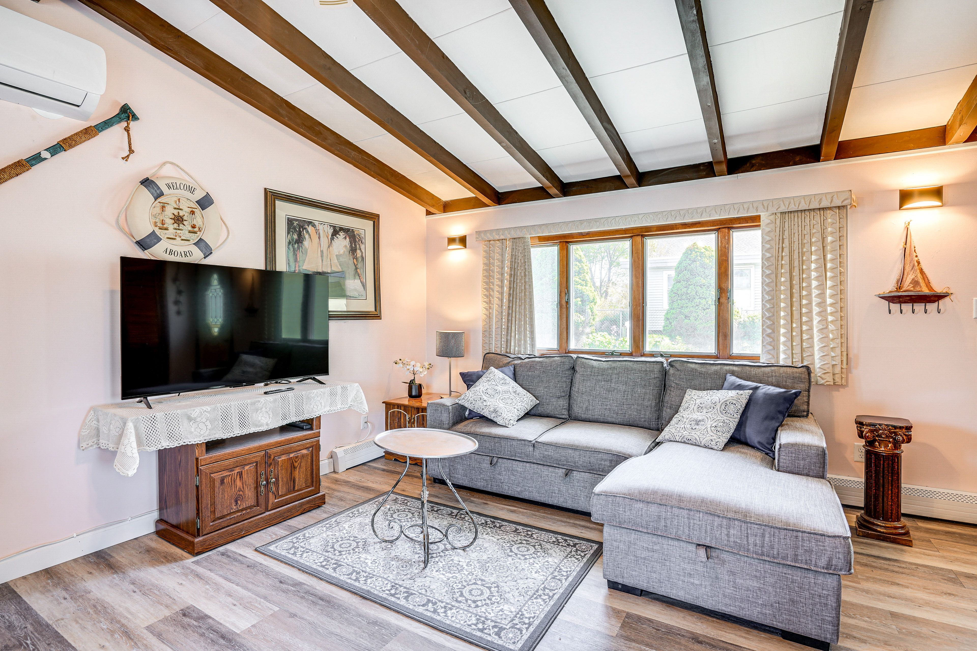 Gloucester Vacation Rental | 2BR | 1BA | 900 Sq Ft | 3 Steps to Enter