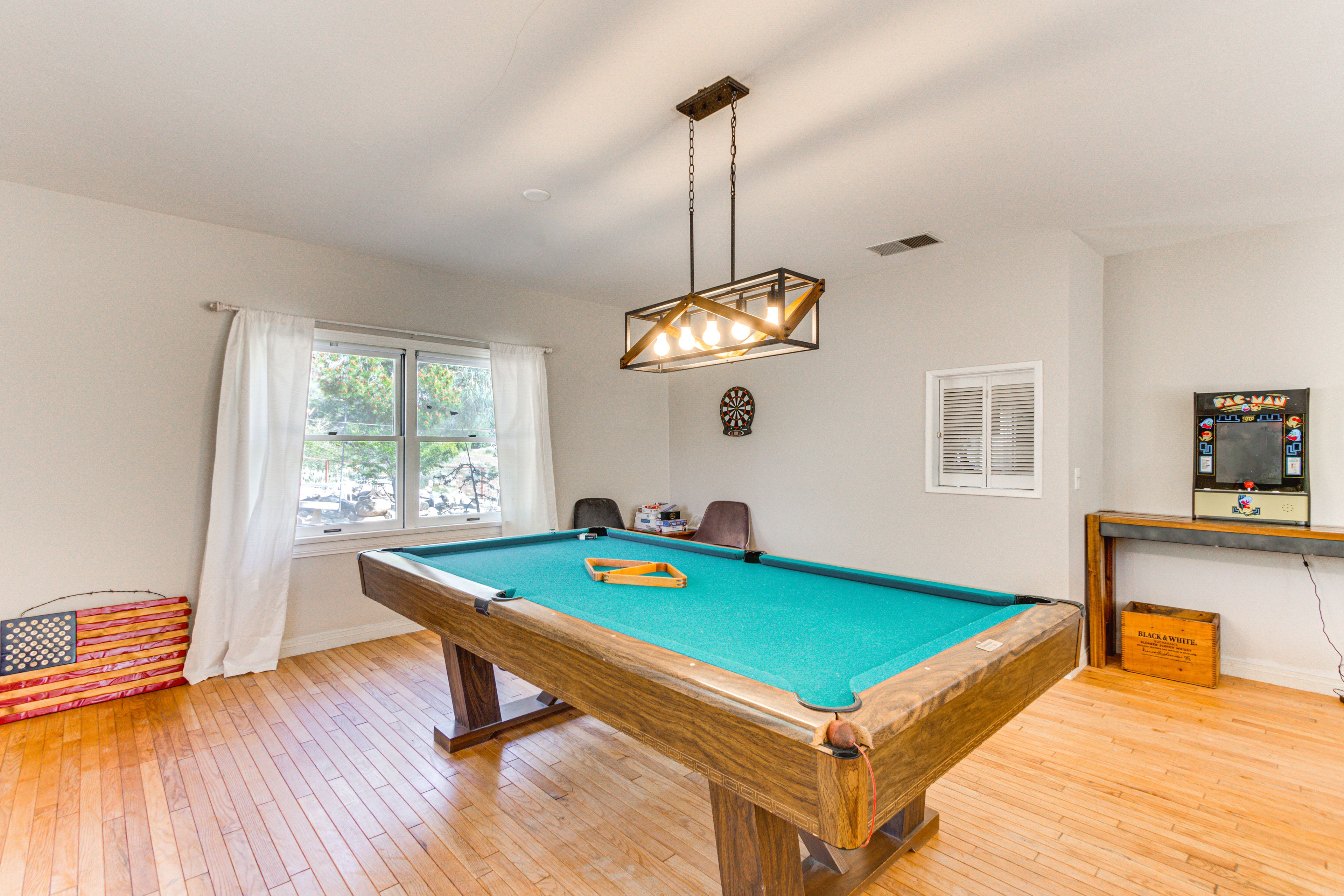 Pool Table | 1st Floor | 2-Story Home