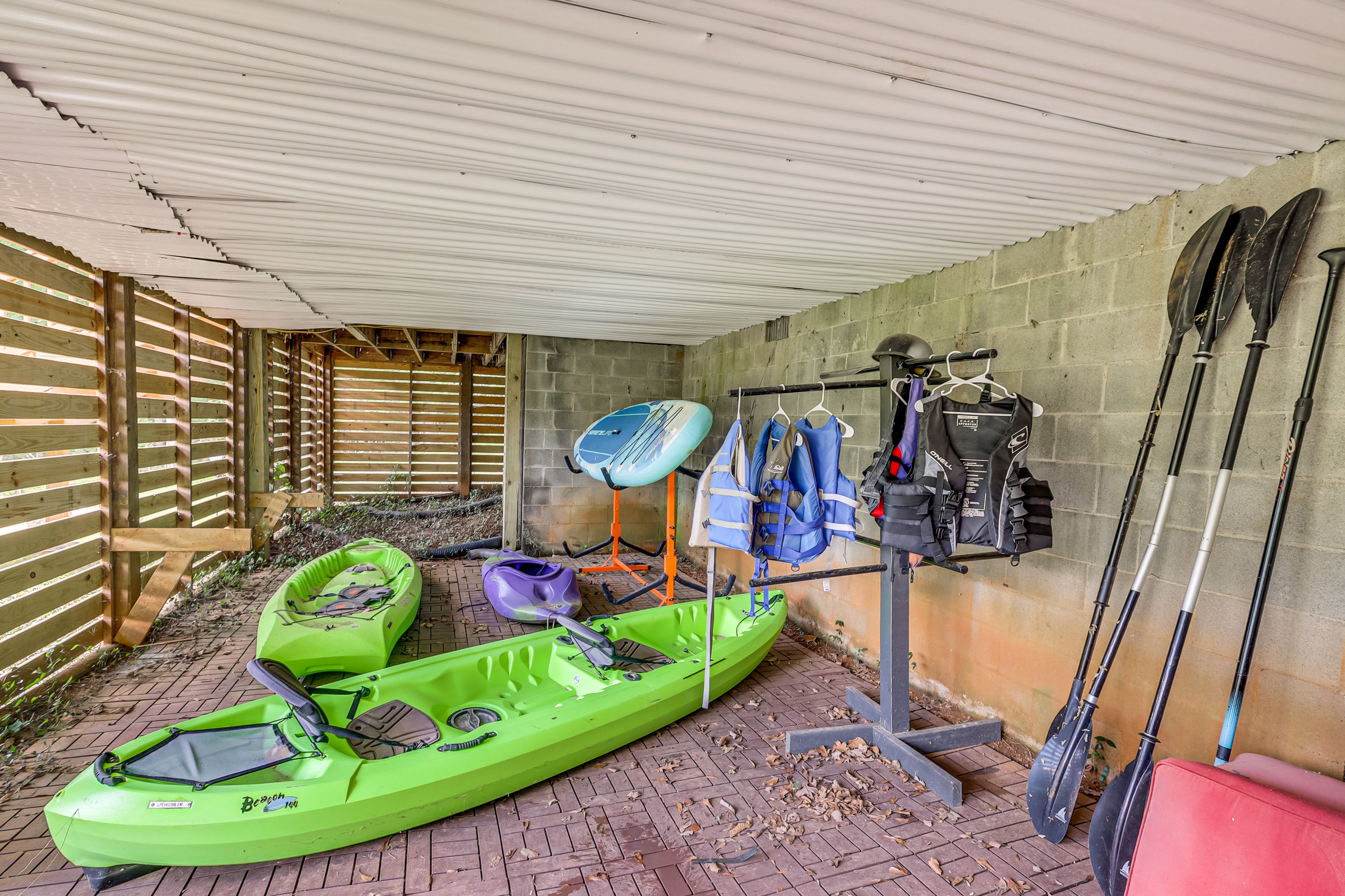Kayak & Paddleboard Storage