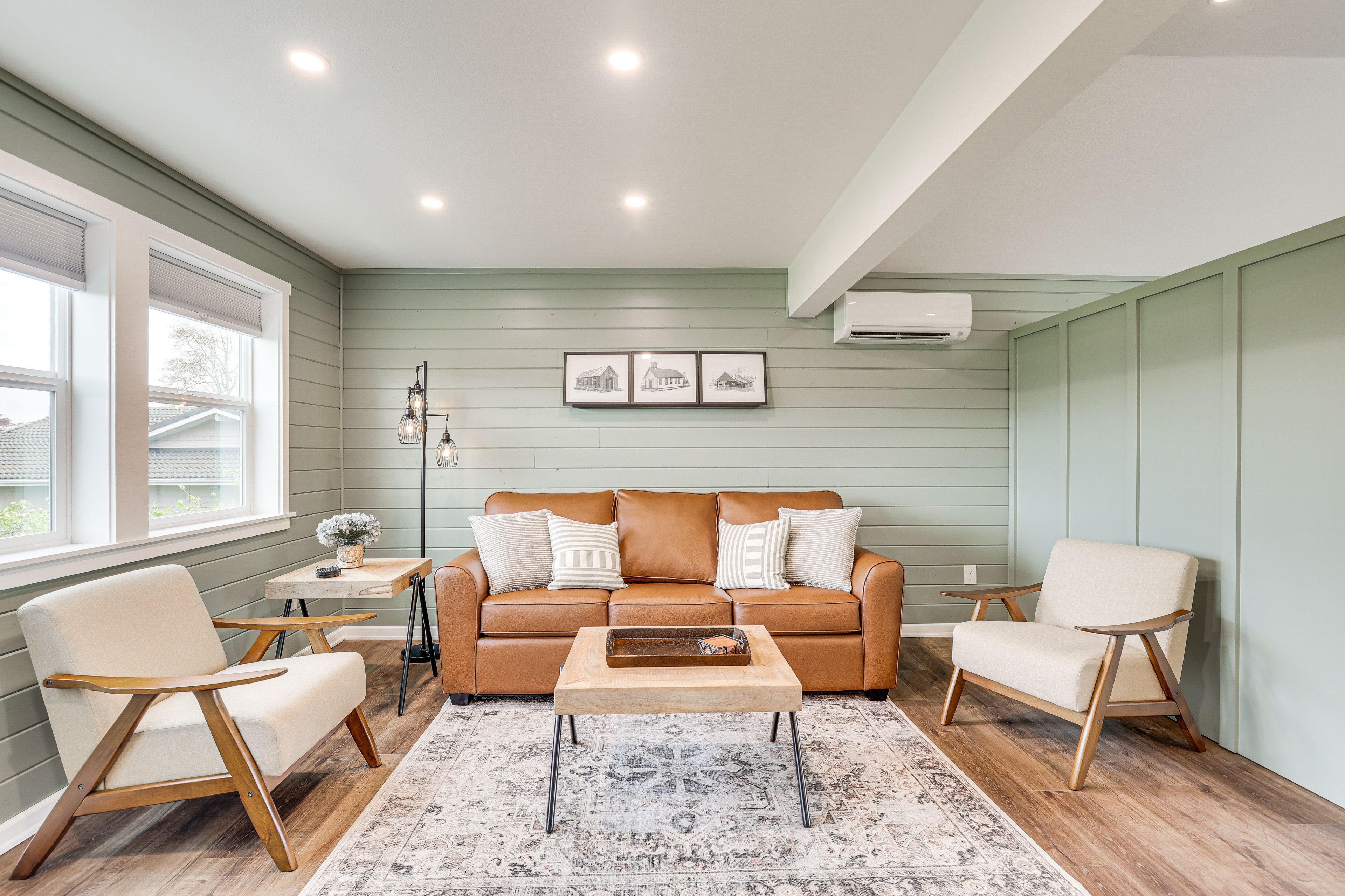 Studio Interior | Queen Sleeper Sofa | Central A/C & Heating | Washer & Dryer