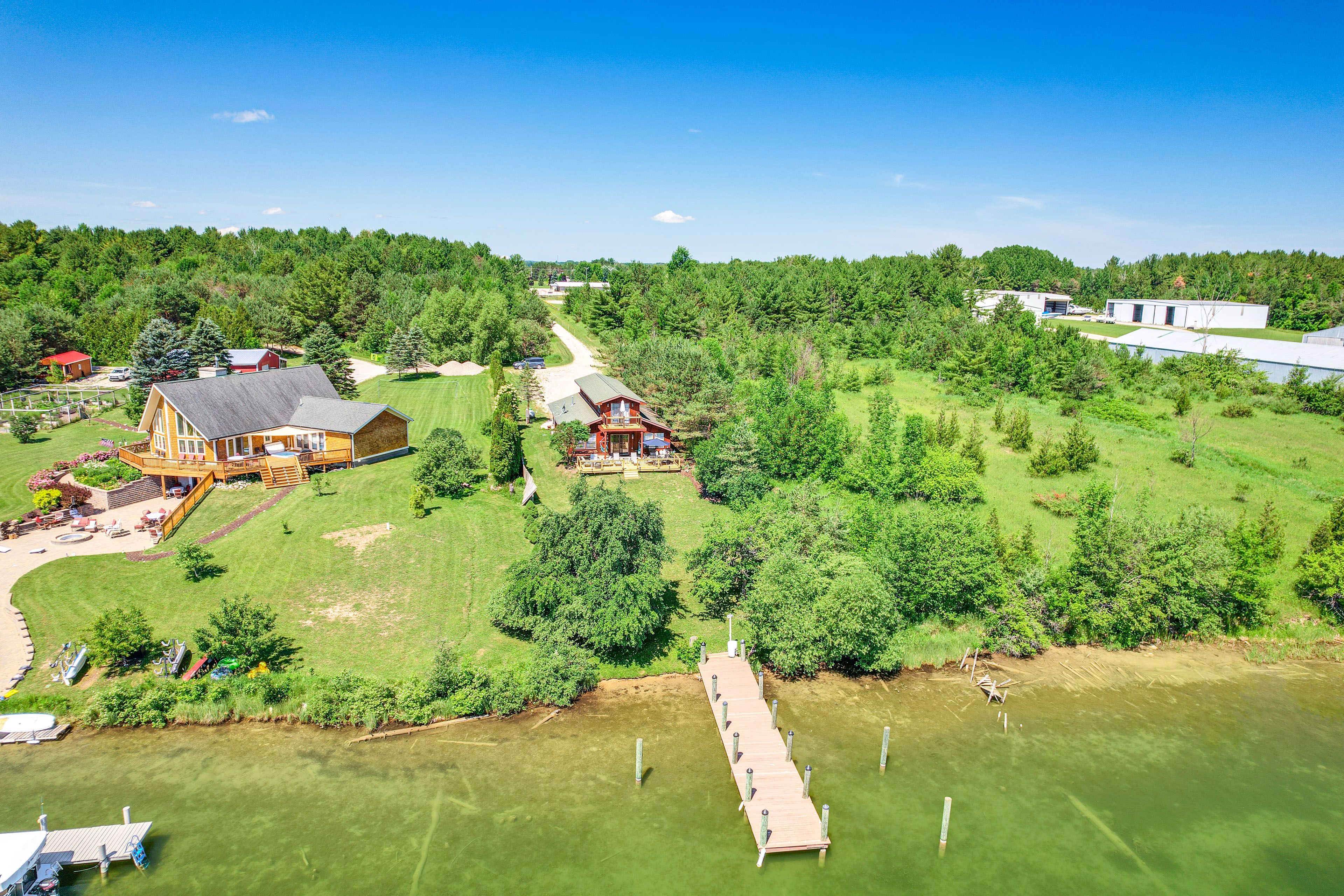 Cheboygan Vacation Rental | 3BR | 2BA | Step-Free Entry | 1,800 Sq Ft