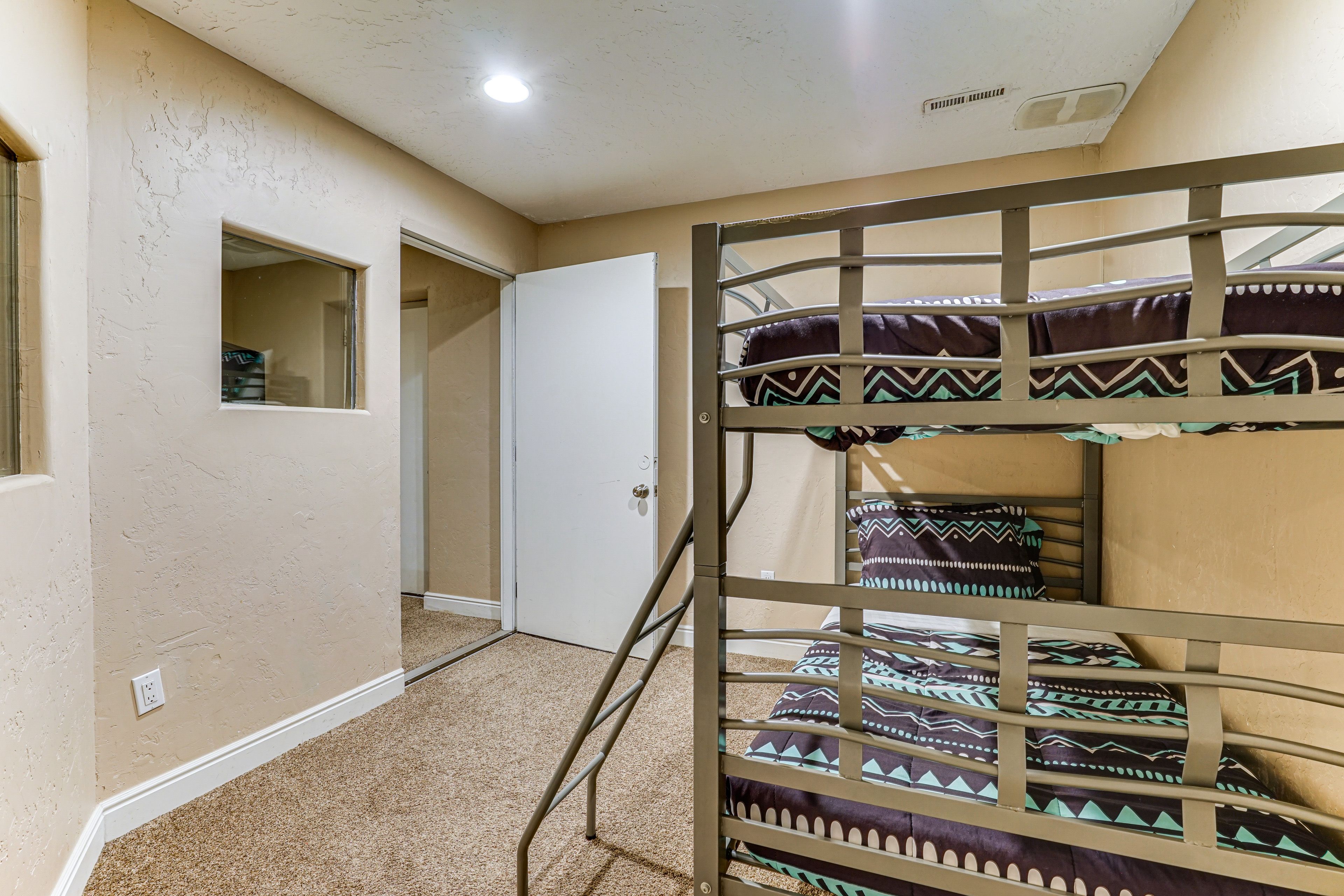 Bedroom 4 | Twin Bunk Bed | Basement Level